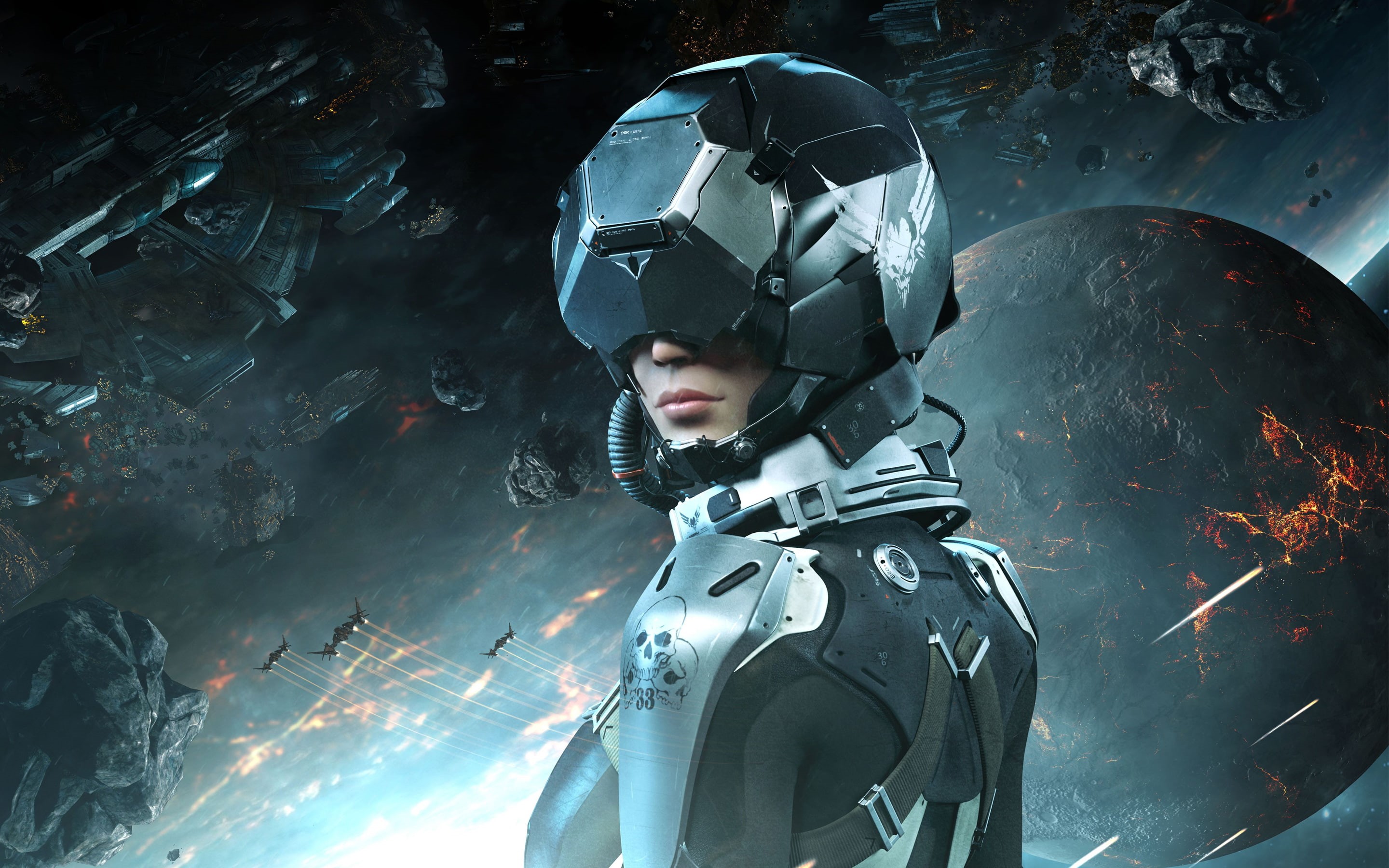 cyborg, fashion, work helmet, silver colored, helmet, Game, futuristic, young adult, portrait, night, vr, standing, adult, robot, government, headwear, HD Wallpaper