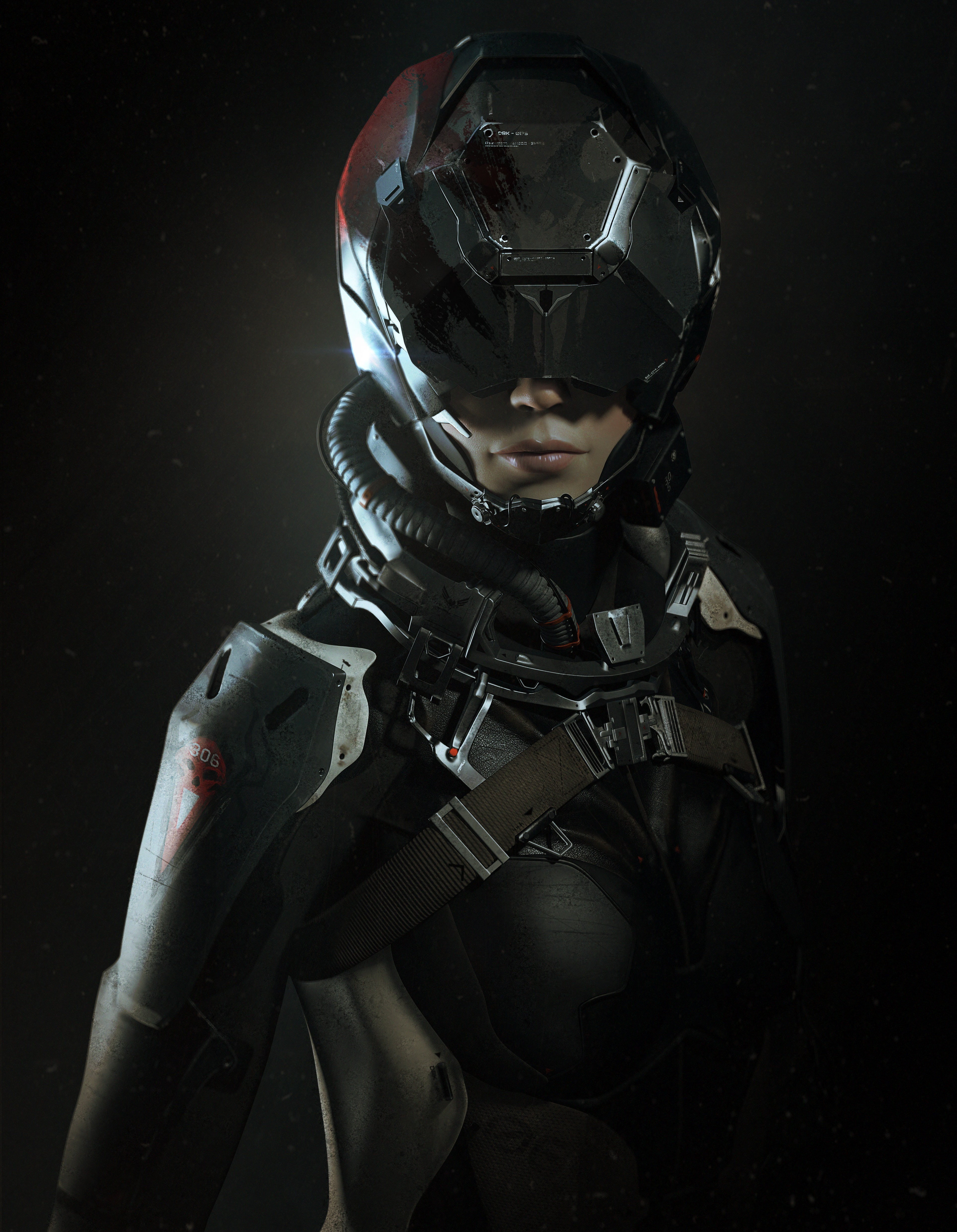 front view, pc games, government, headwear, ps games, eve valkyrie, black background, safety, holding, indoors, sports helmet, work helmet, technology, Phone HD Wallpaper