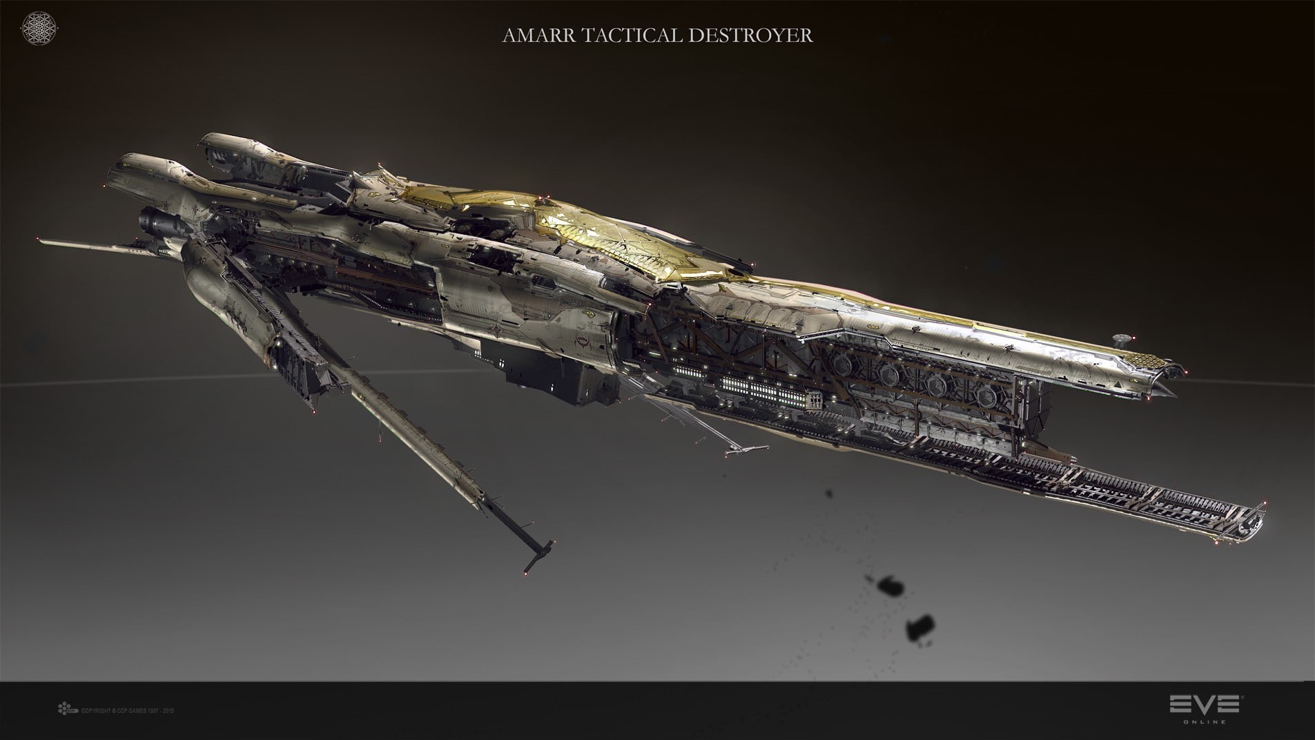 warning sign, mode of transportation, gun, spaceship, war, indoors, technology, EVE Online, military, flying, single object, transportation, security, aggression, HD Wallpaper