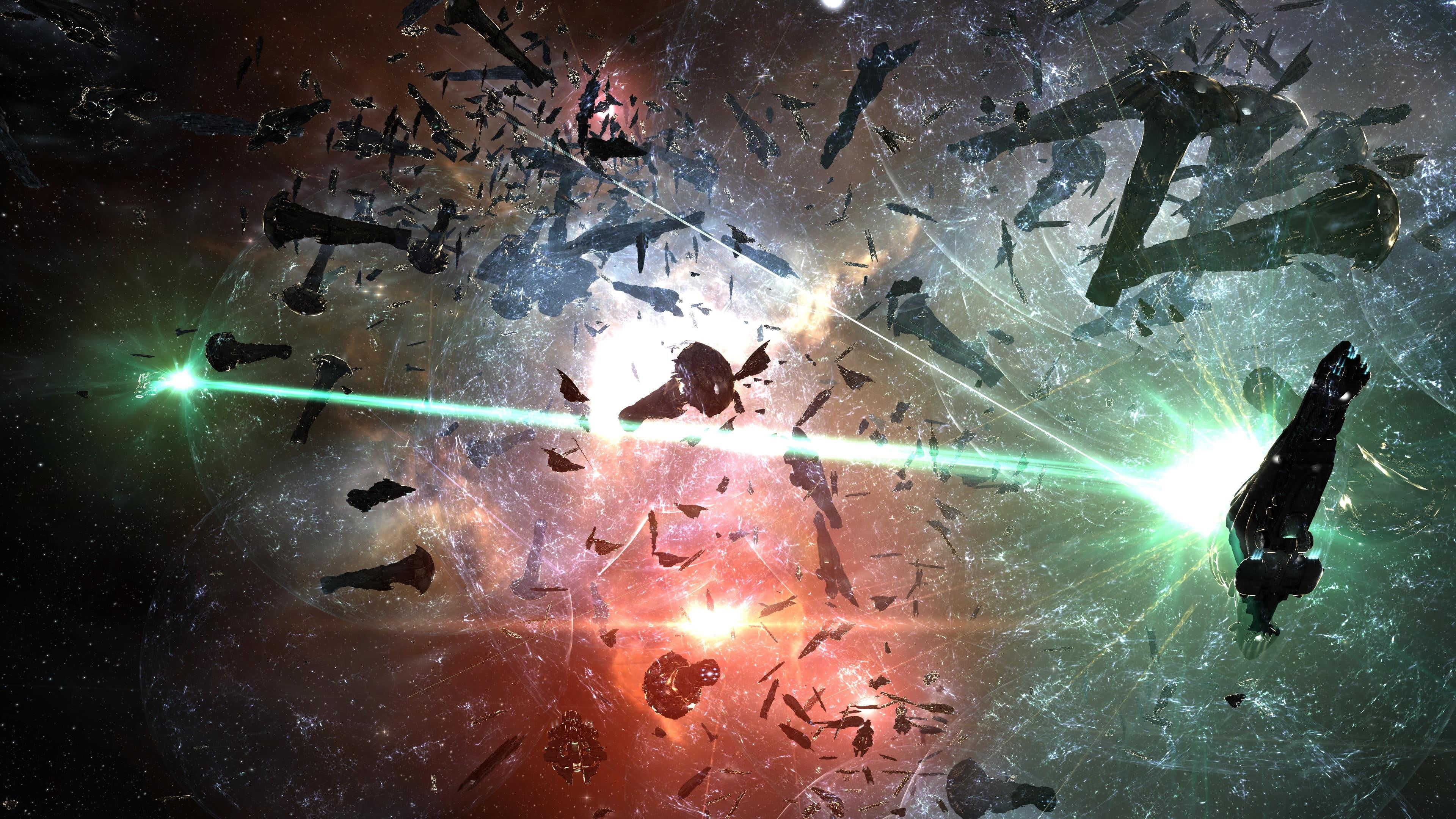 spaceship, animal, astronomy, blue, dark, glass - material, transparent, people, flame, 4K, men, video games, damaged, star - Space, illuminated, abstract, HD Wallpaper