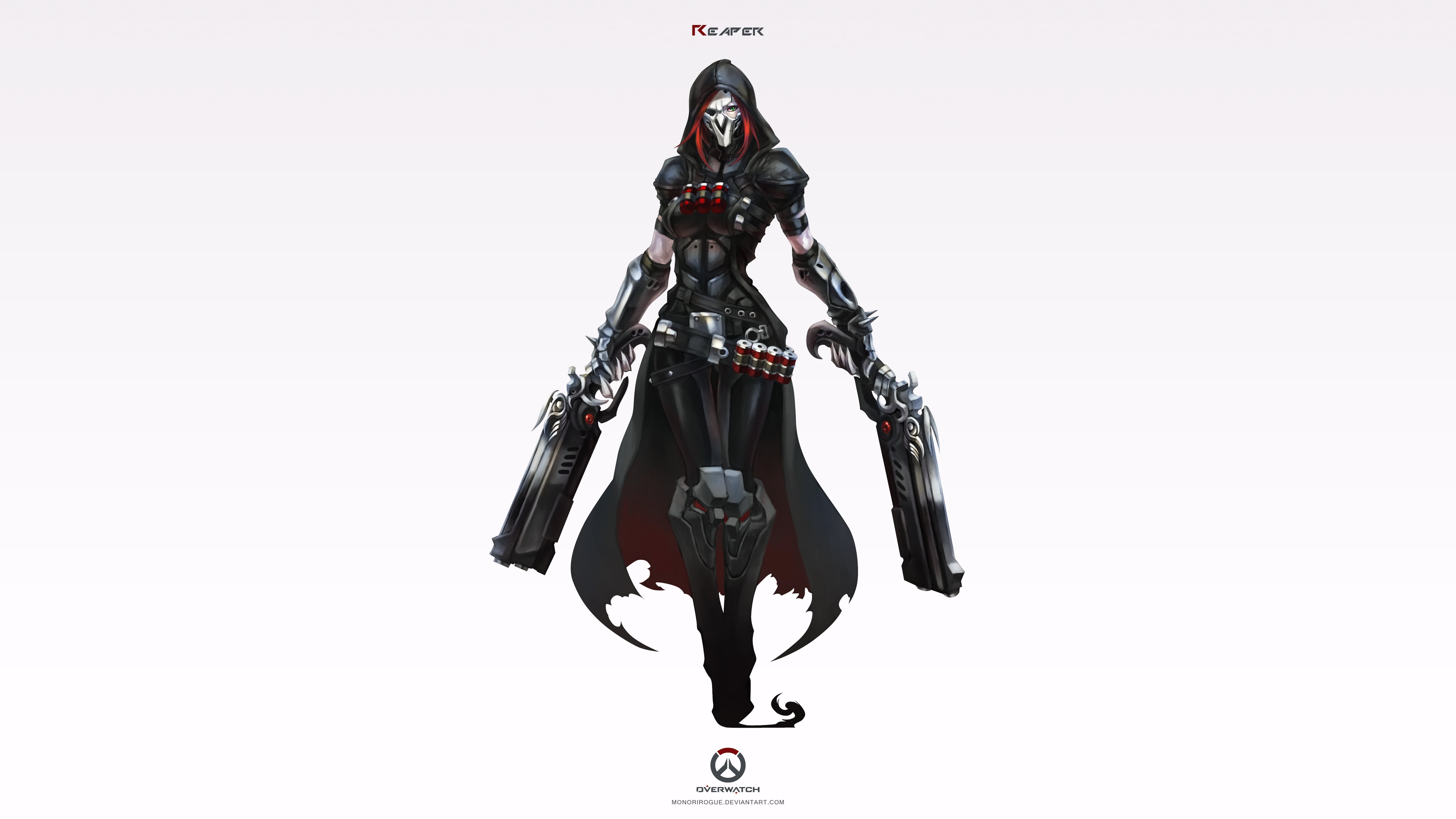 studio shot, close-up, no people, woman, the Human Body, science, 5K, male likeness, copy space, still life, full length, futuristic, Reaper (Overwatch), HD Wallpaper