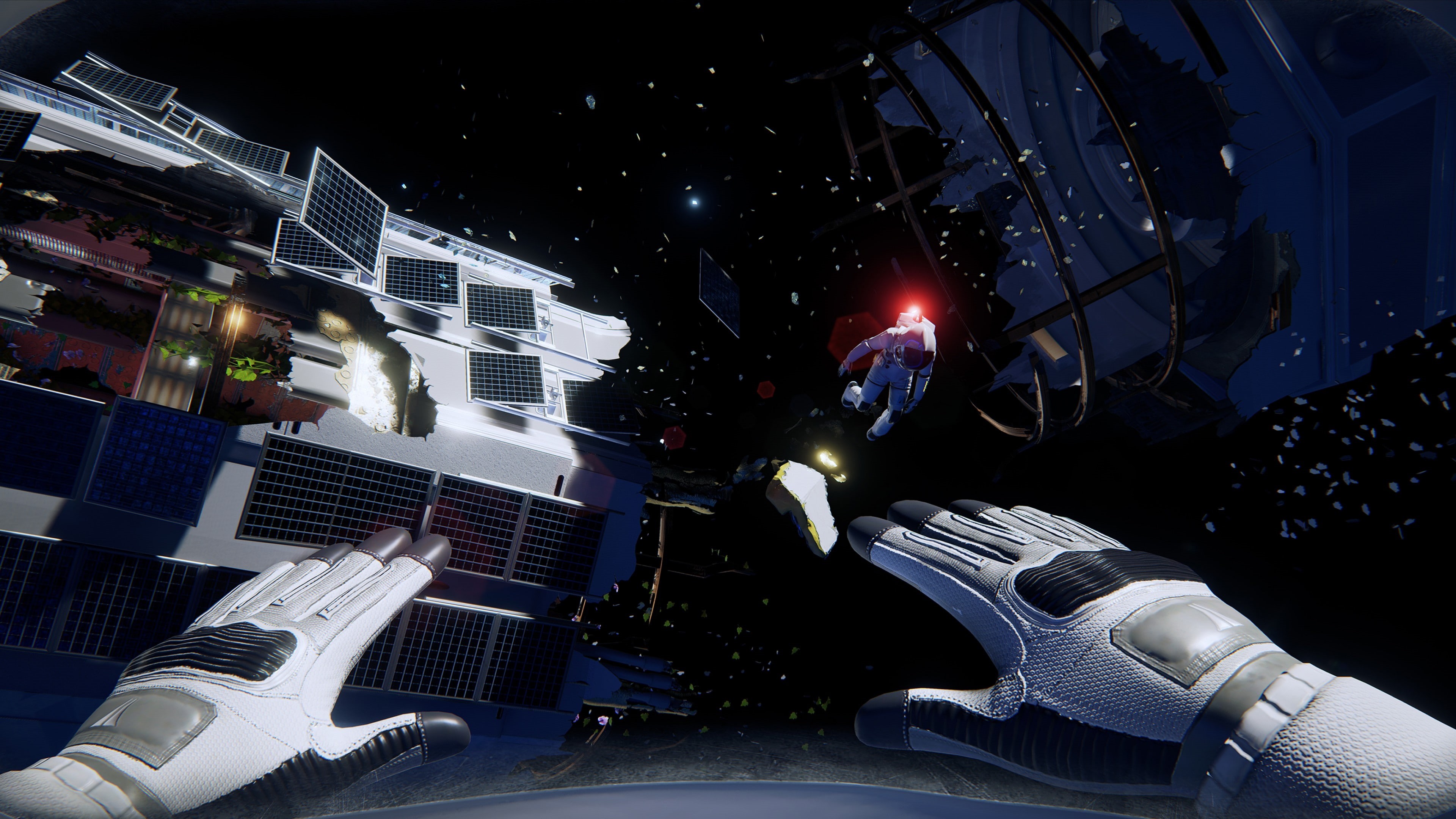 white, Xbox One, wearing, PS4, 4K, Adr1ft, VR, pair, person, Oculus Rift, gloves, black, space, HD Wallpaper