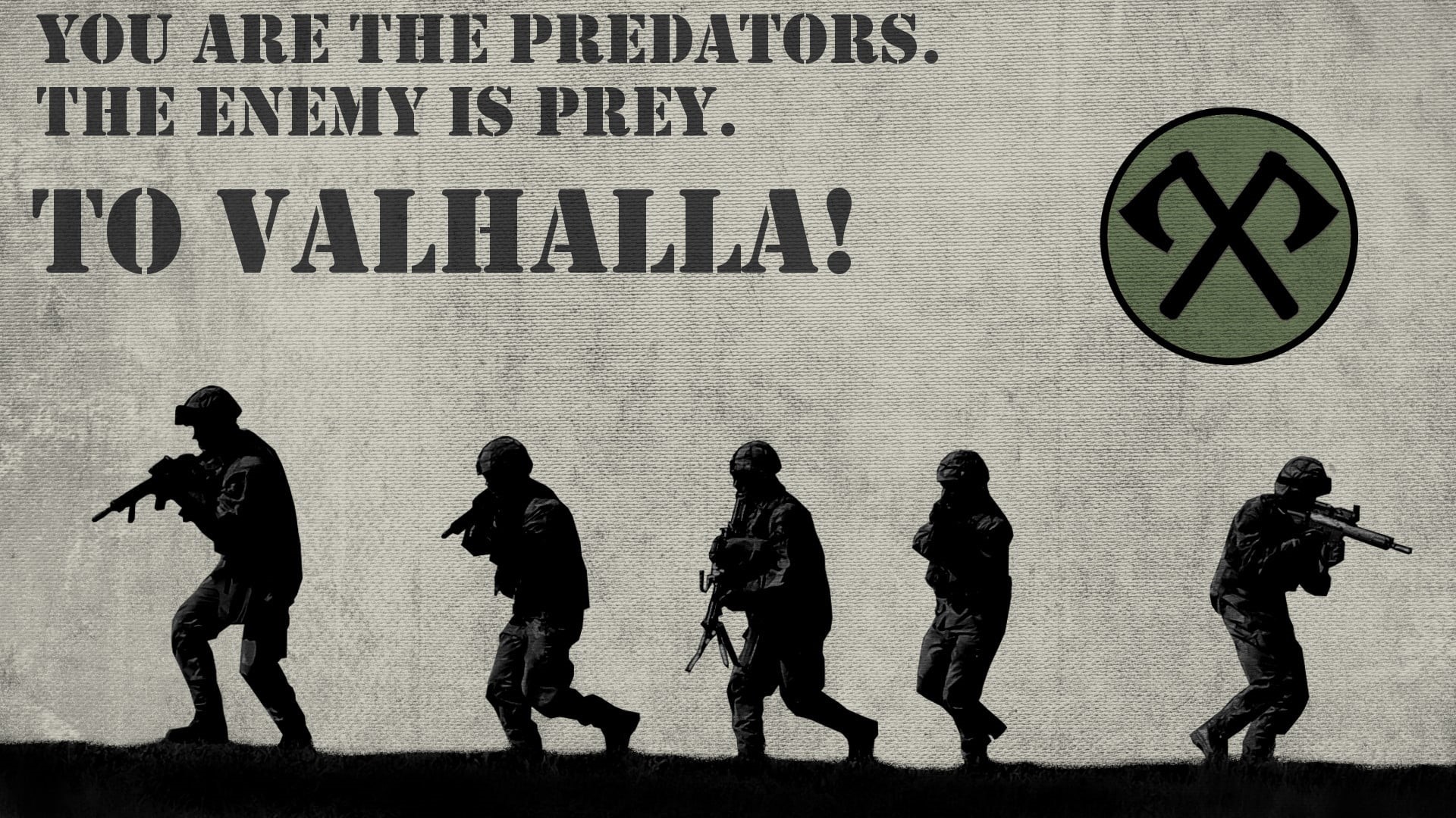 government, sign, Vikings, uniform, men, soldier, wall, full length, military, typography, war, 1080P, text, communication, wall - building feature, people, HD Wallpaper