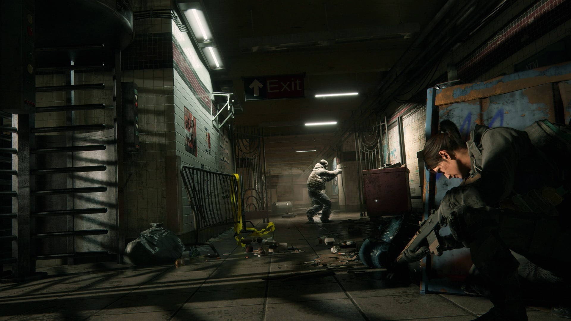 architecture, Tom Clancys The Division, occupation, working, digital, messy, video games, illuminated, lighting equipment, industry, character, apocalyptic, HD Wallpaper