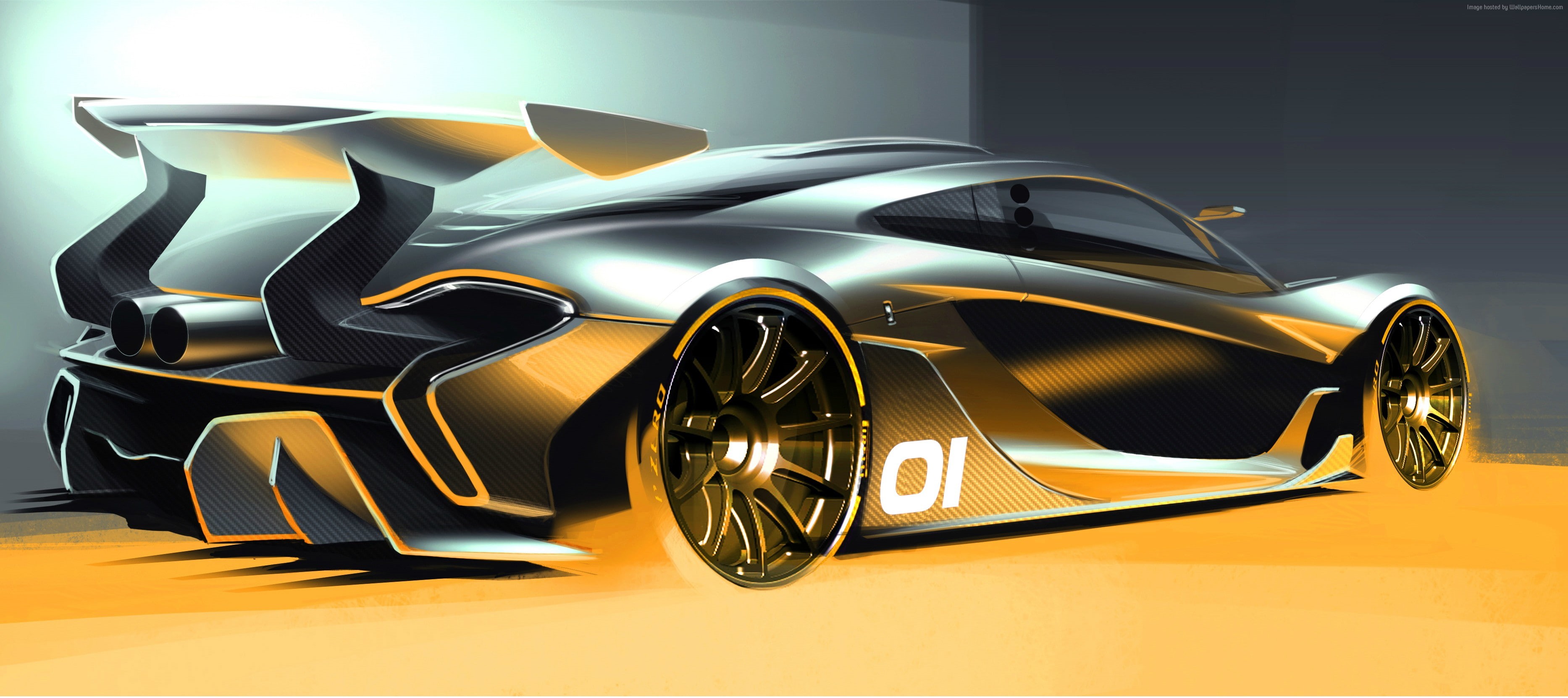 luxury cars, McLaren P1, McLaren, hybrid, P1 GTR, review, concept, supercar, sports car, 2K, HD Wallpaper