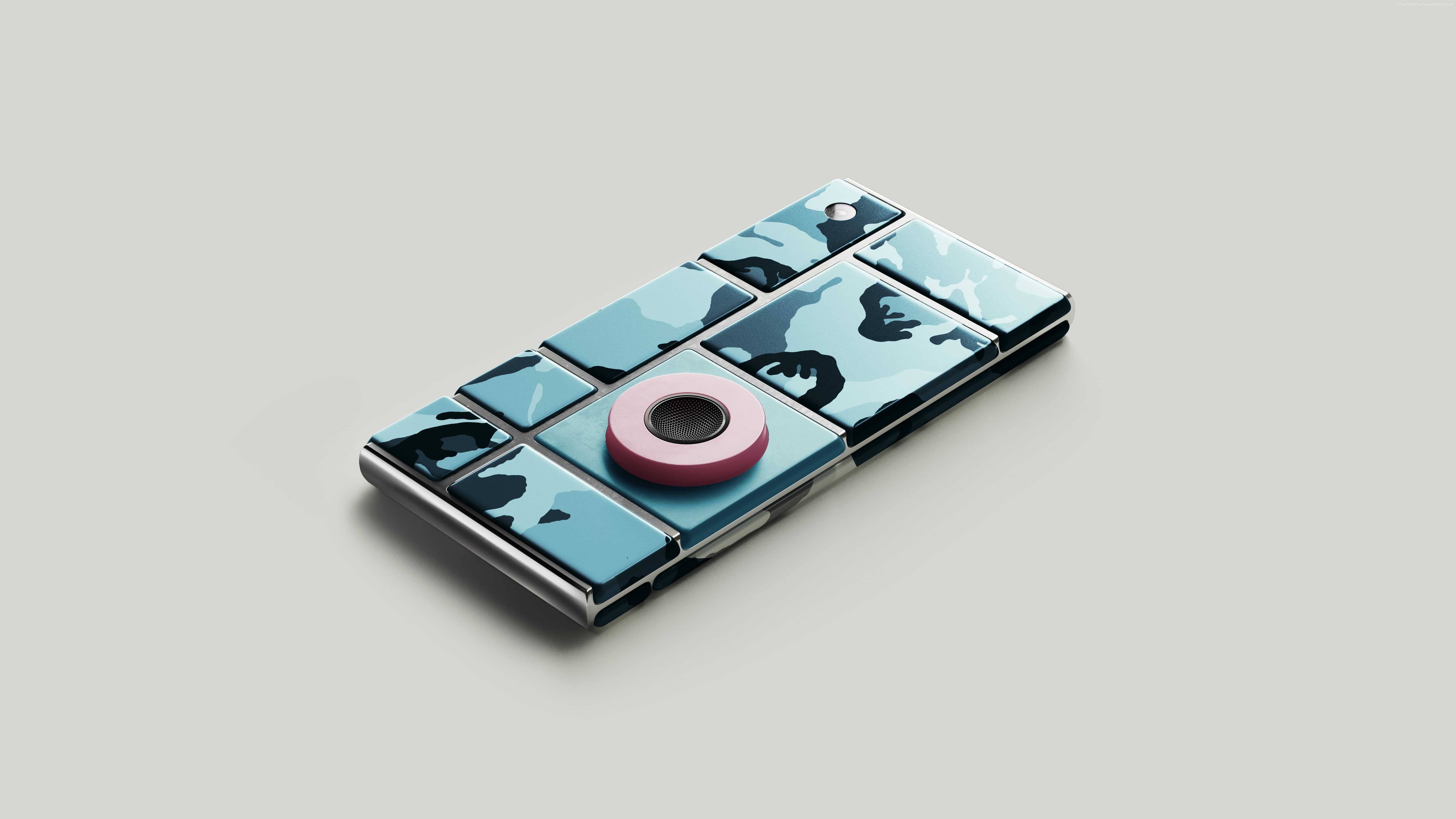 Real Futuristic Gadgets, Google, open hardware, modular smartphone, Project Ara, review, concept, 5K, smart phone, HD Wallpaper