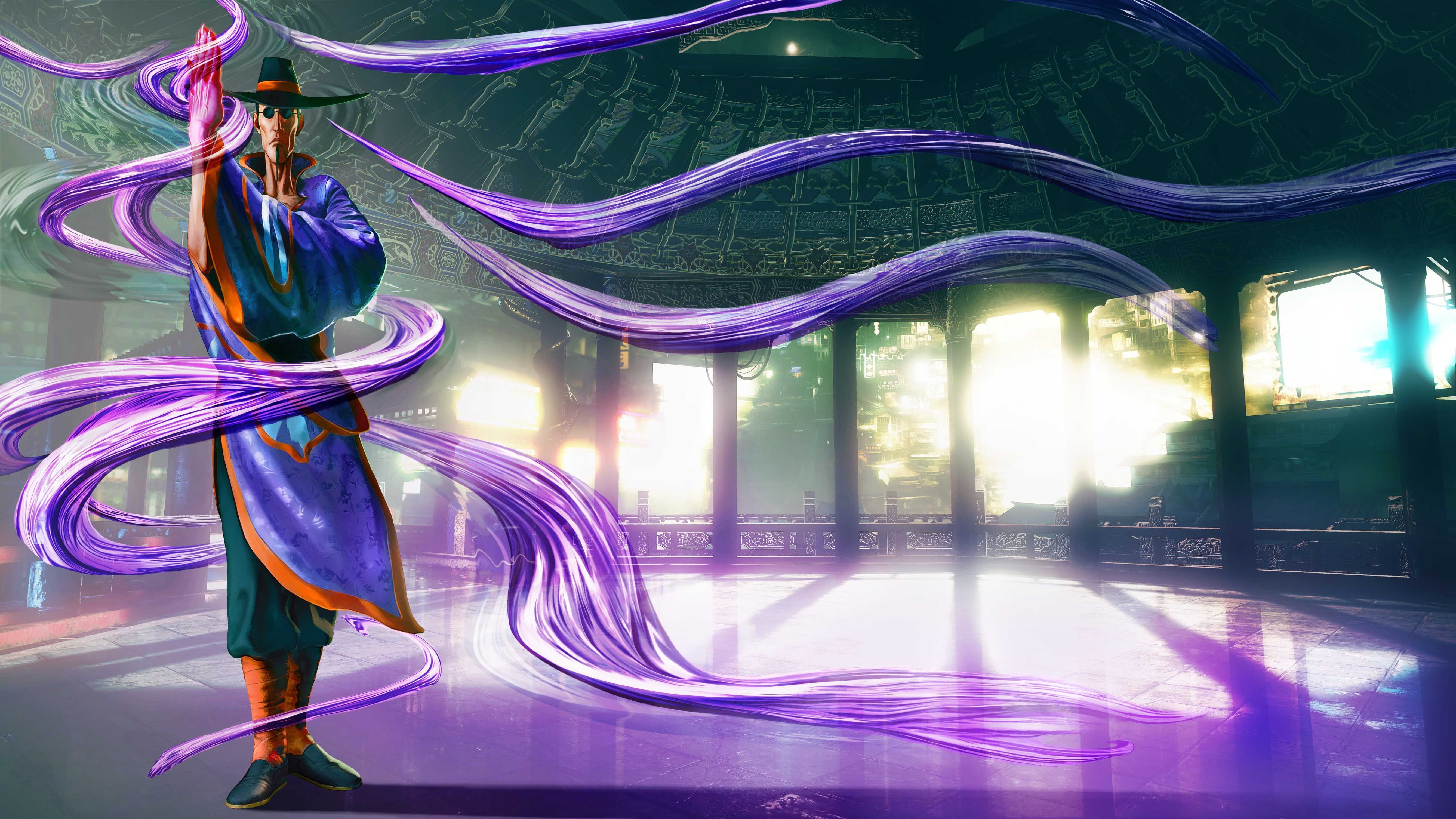 night, blue, glowing, motion, Street Fighter V, no people, 5K, nature, multi colored, abstract, lighting equipment, illuminated, light trail, light, blurred motion, HD Wallpaper
