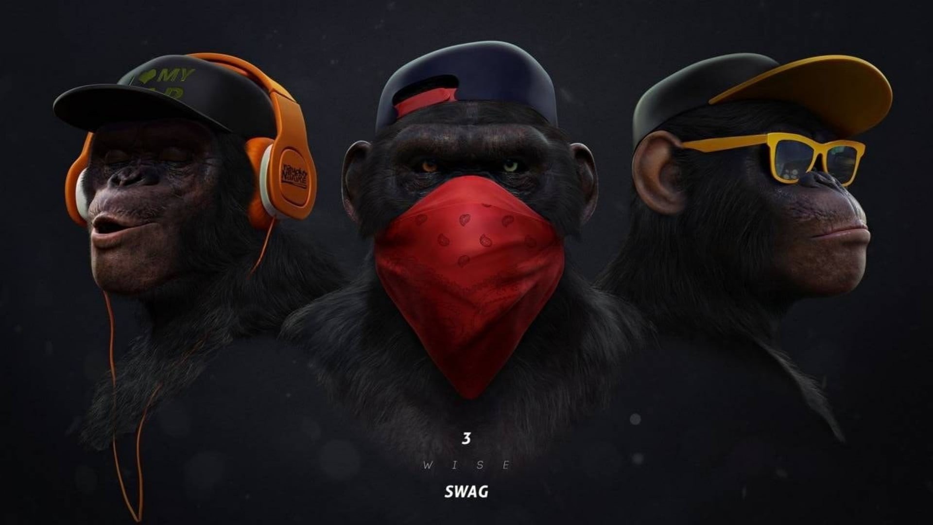 Festa!! -Hyper Girls Pop-, Monkey dj, monkey, 1080P, HD Wallpaper