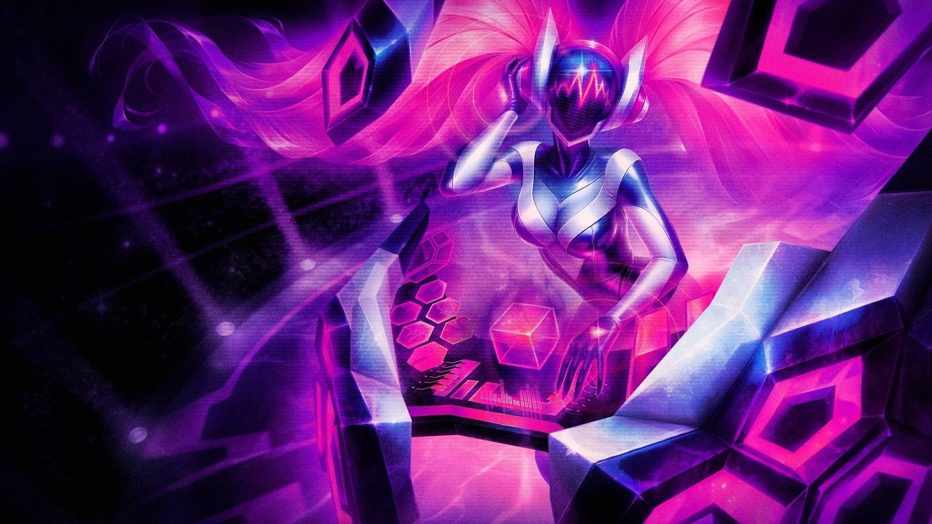 DJ Sona, League Of Legends, video games, 1080P, science fiction, DJ, HD Wallpaper