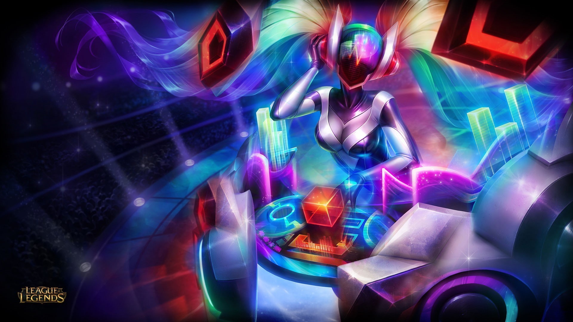 league of legends sona dj sona, 1080P, HD Wallpaper