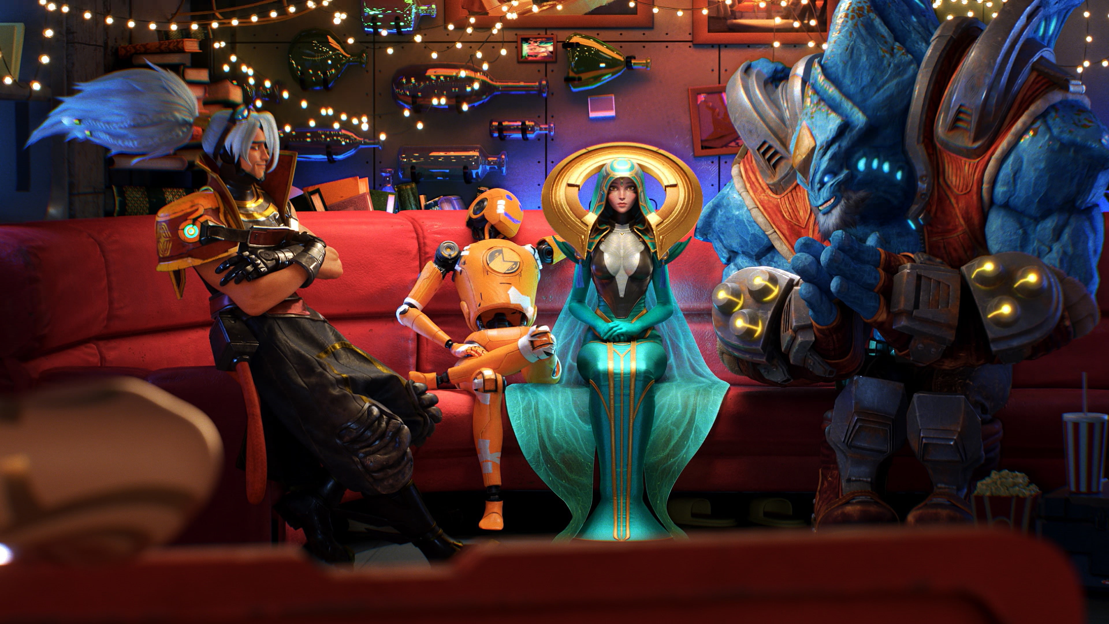 4K, video games, Malphite, Yasuo, League of Legends, sona, HD Wallpaper