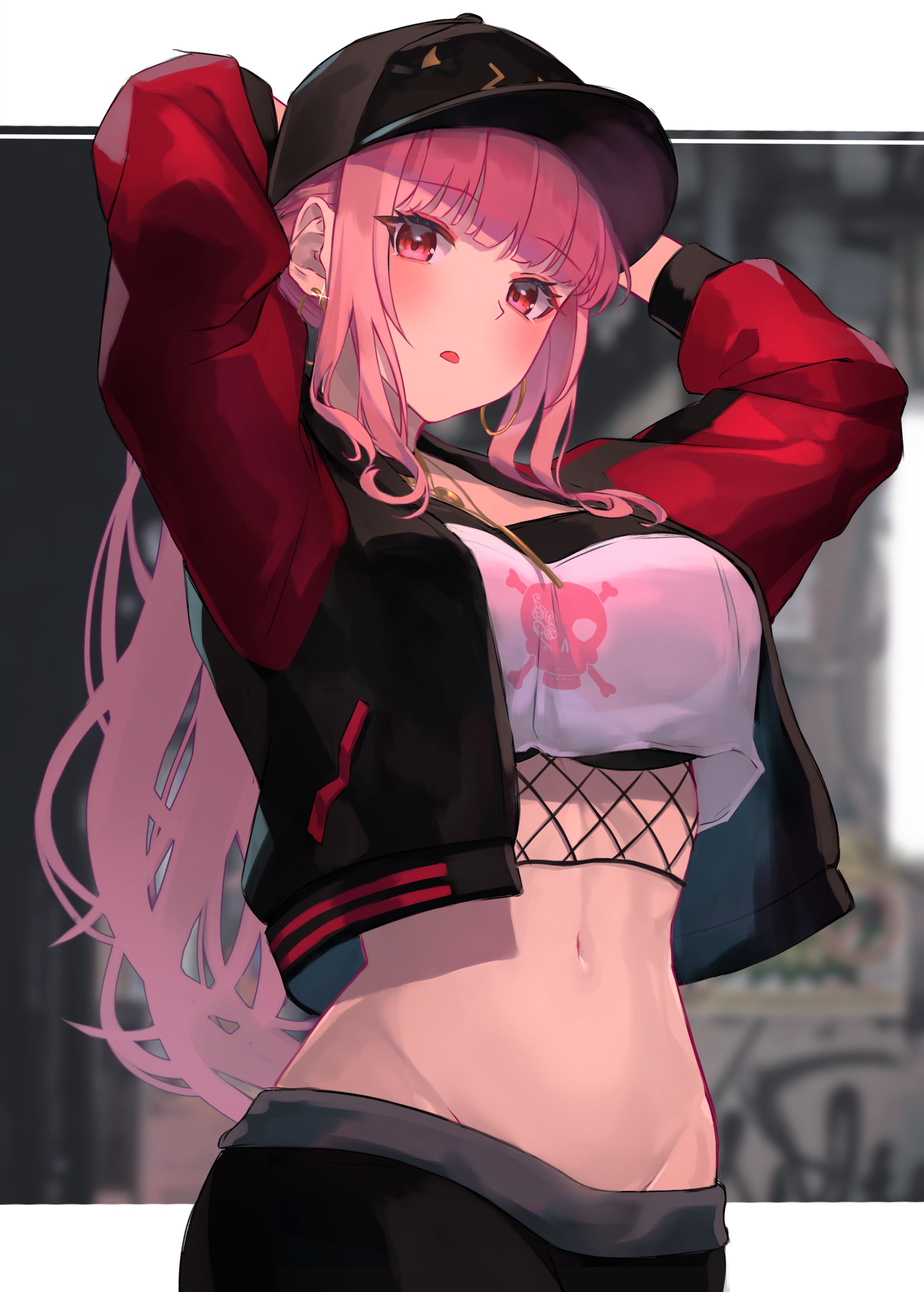anime, anime girls, Roco, Mori Calliope, 2K, Hololive, Phone HD Wallpaper