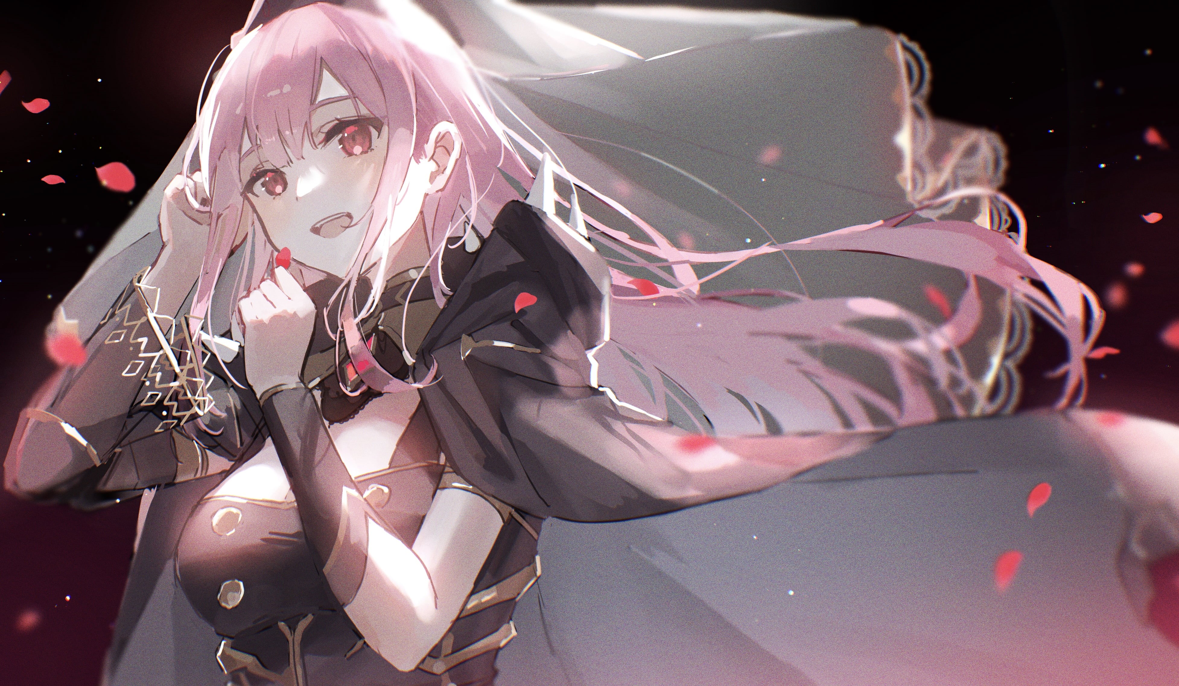 Mori Calliope, anime, anime girls, 4K, Hololive, Oyuyu, HD Wallpaper