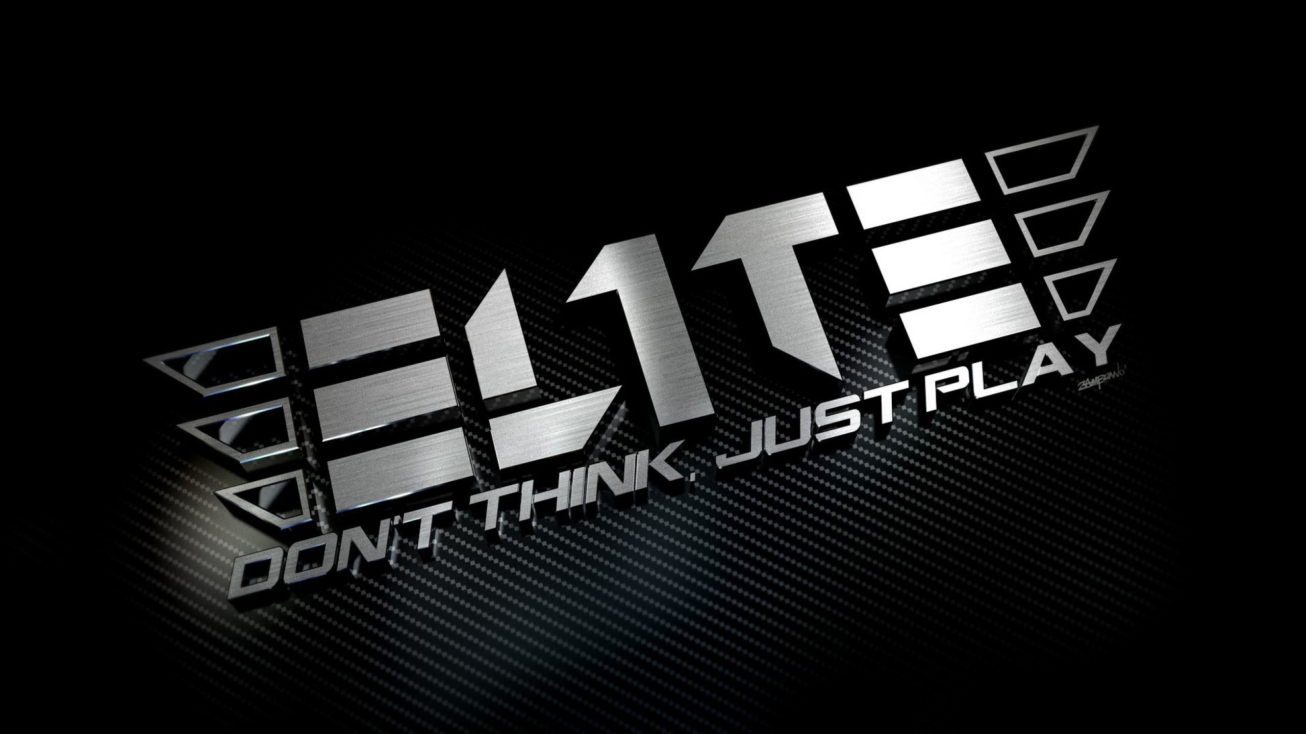 Elite, logo, 2K, Gamer, HD Wallpaper