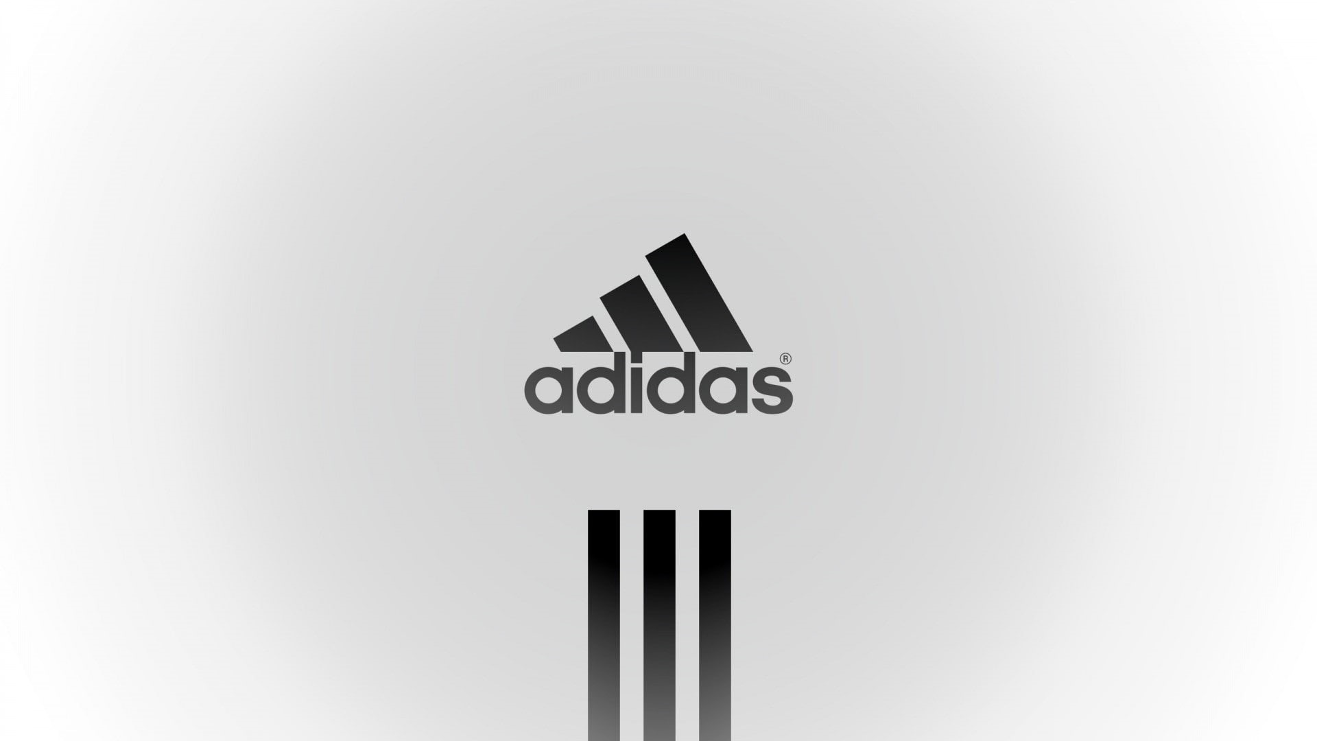 brand, 1080P, sports, Adidas, logo, white background, minimalism, HD Wallpaper
