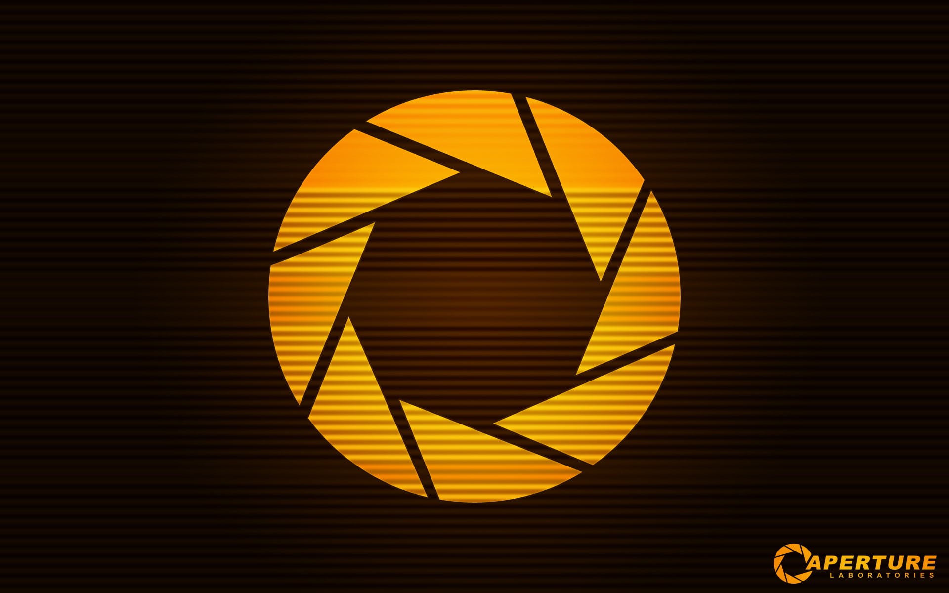 1080P, portal, video games, aperture, logo, hd, HD Wallpaper