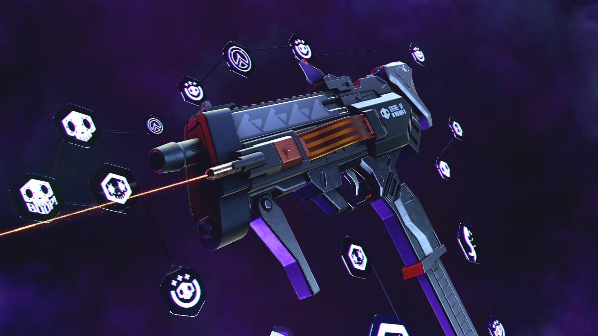 sombra, music, sub, Overwatch, photography themes, low angle view, studio shot, nightclub, camera - photographic equipment, still life, stage, gun, Sombra (Overwatch), HD Wallpaper