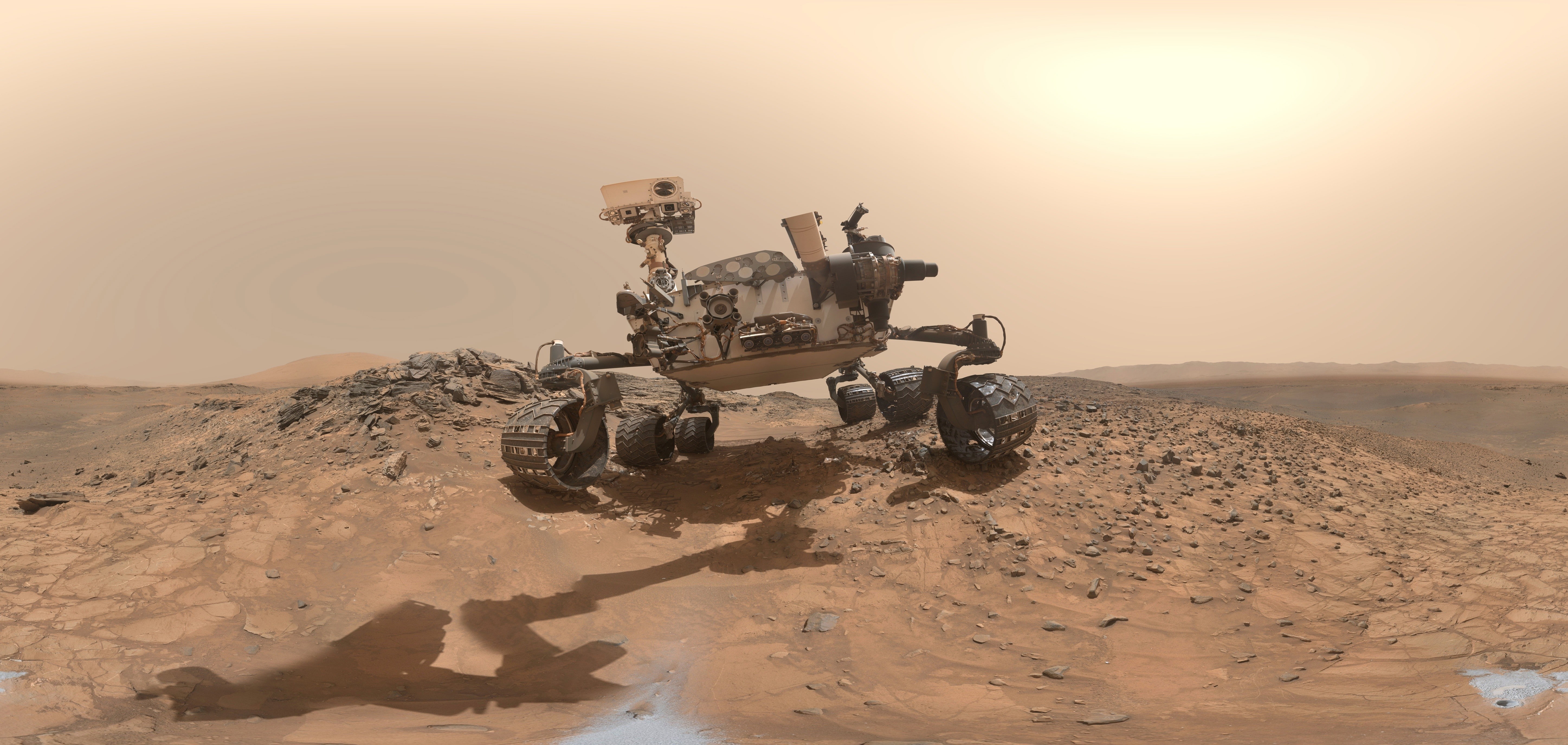 Mars, 5K, Curiosity, planet, selfies, robotic rover, HD Wallpaper