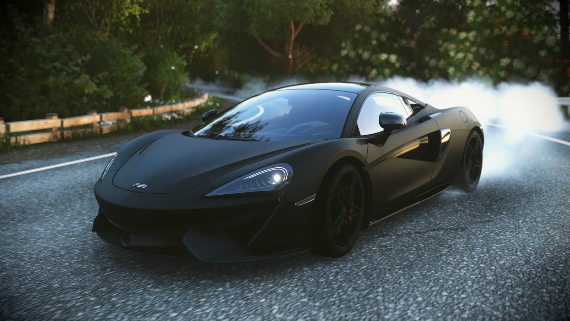 city, travel, Driveclub, outdoors, car, nature, focus on foreground, day, street, tree, mode of transportation, luxury, transportation, McLaren, motor vehicle, HD Wallpaper
