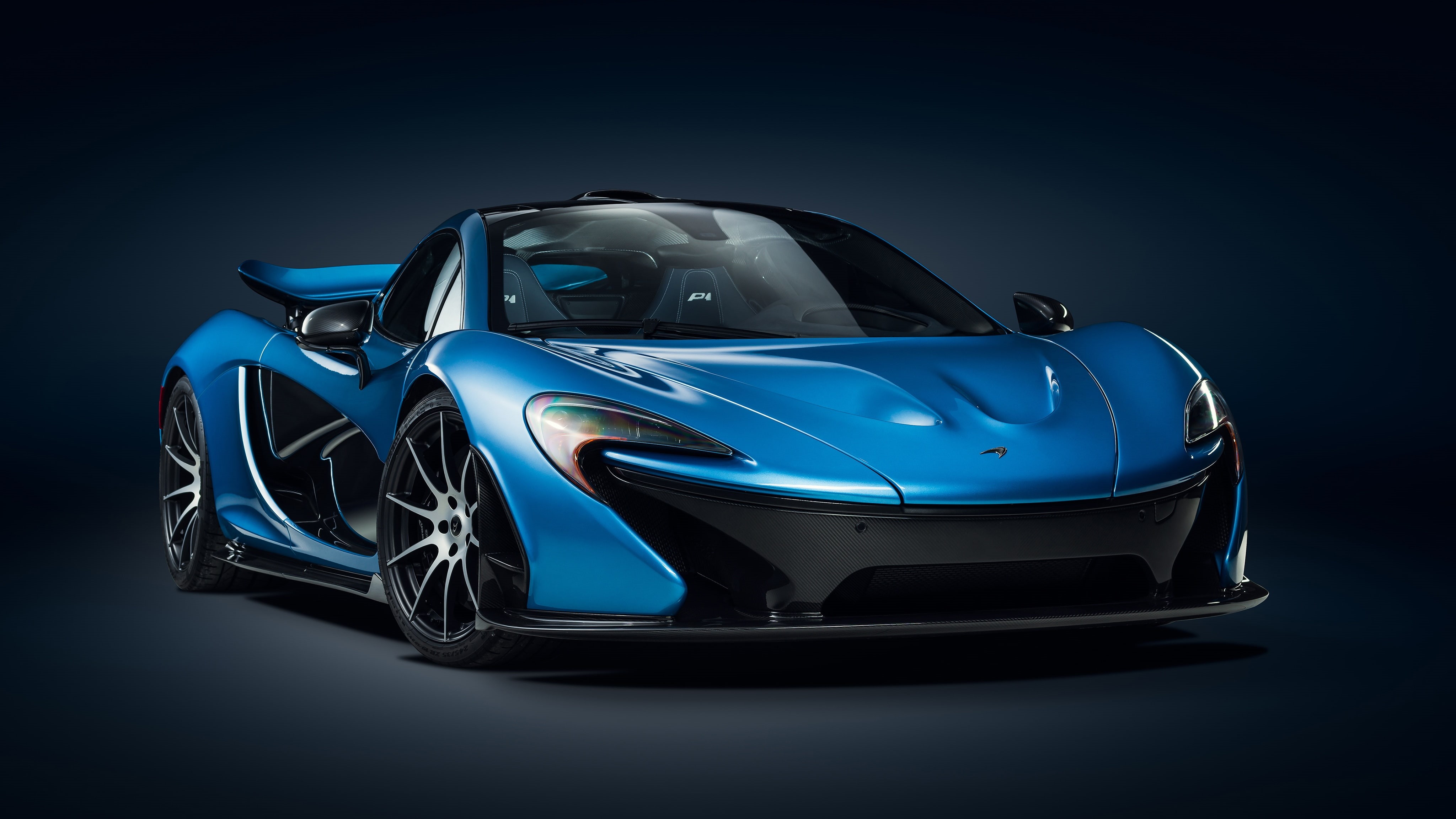 mclaren, blue, 4K, p, 4K, McLaren P1, black, 2017, HD Wallpaper