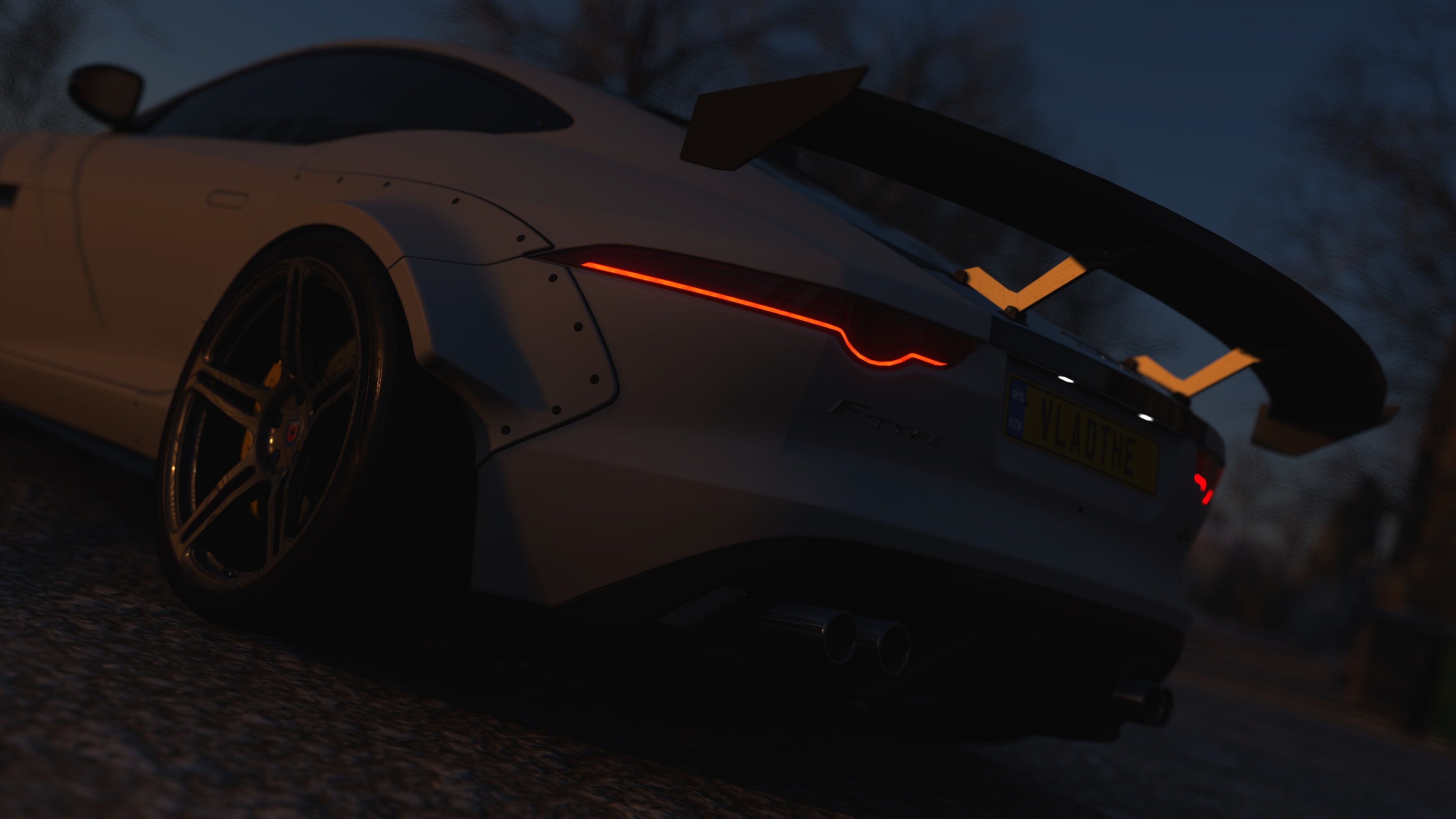 car, dark, screen shot, vehicle, Forza Horizon 4, Forza, video games, 4K, HD Wallpaper