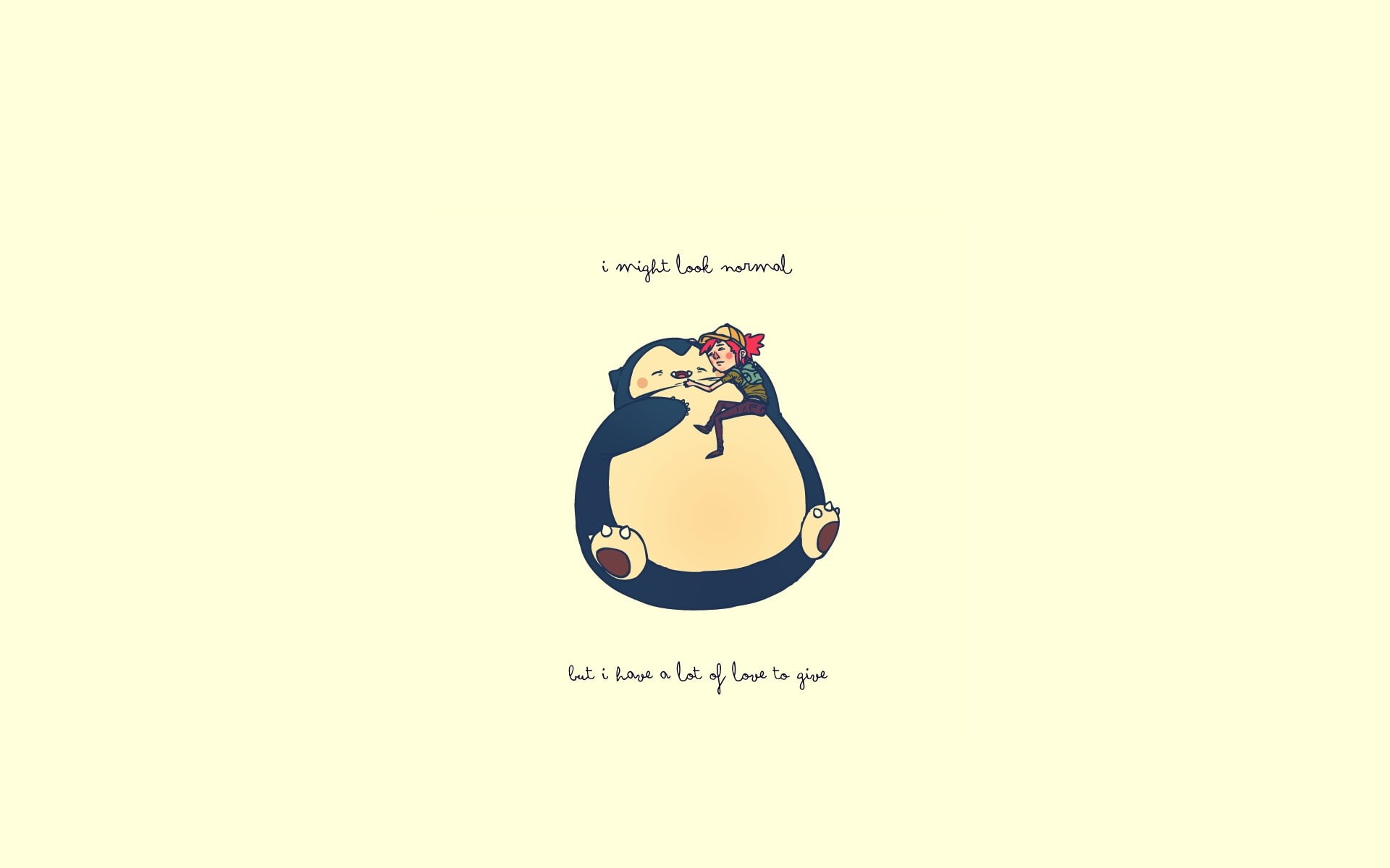 pokemon, hd, cartoon/comic, normal, snorlax, 1080P, HD Wallpaper