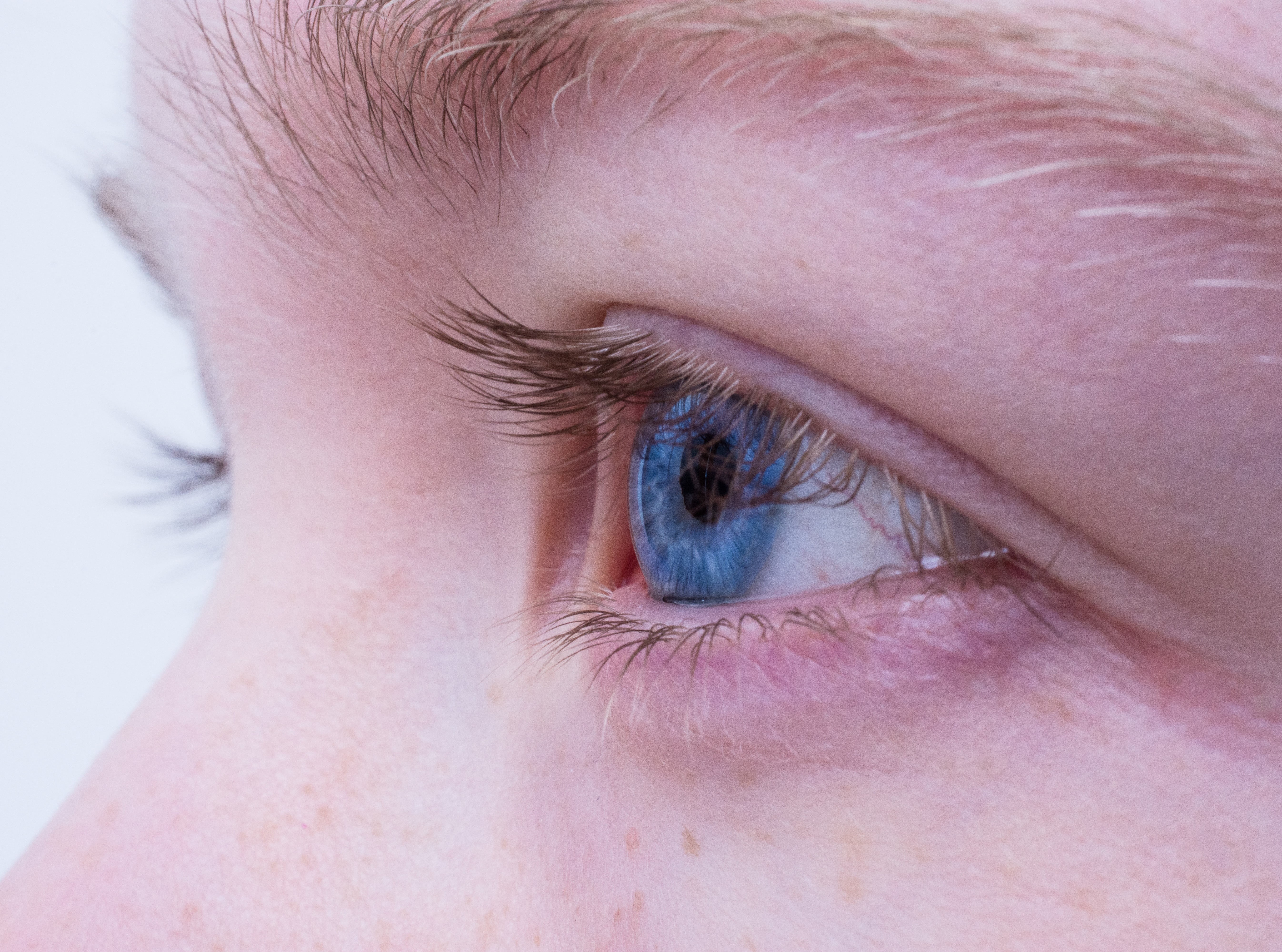 5K, adult, children only, portrait, teenager, blue eye, eyeball, eye, ophthalmologist, eyelash, males, close up, human skin, looking, eyebrow, human eye, HD Wallpaper