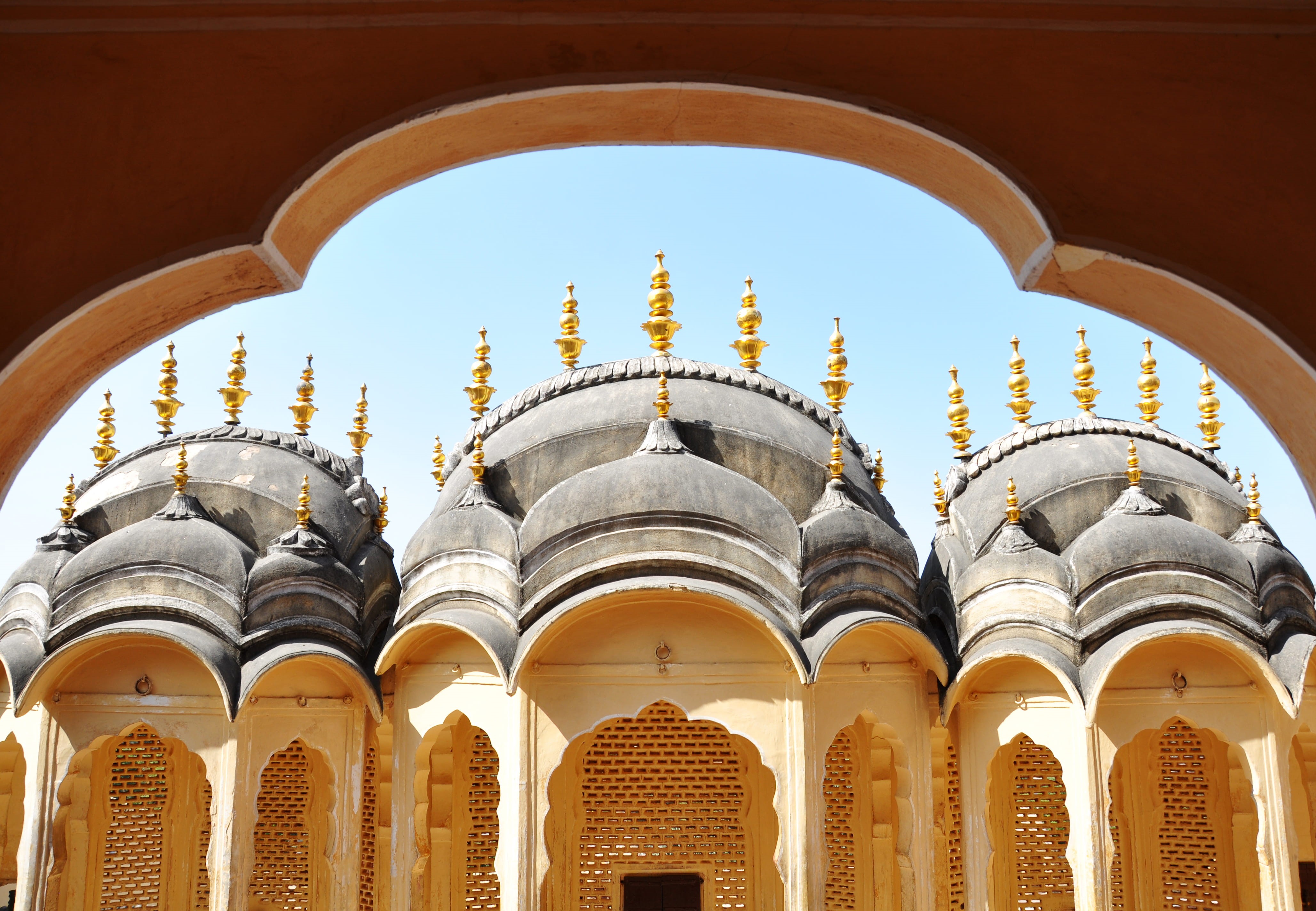 ornate, building exterior, belief, adventure, framing, culture, low angle view, religion, sky, place of worship, built structure, building, dome, arches, HD Wallpaper