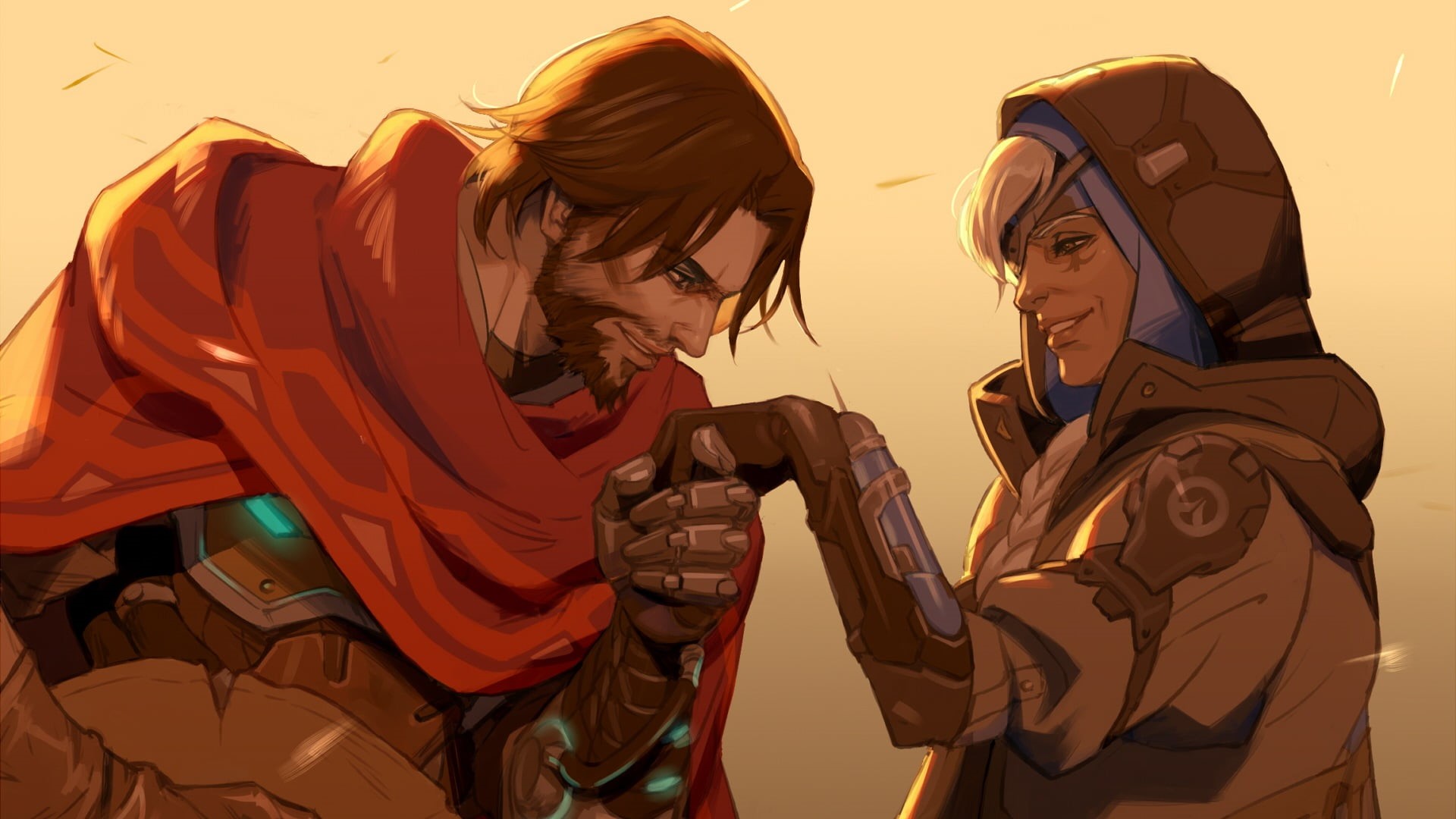 video games, togetherness, girls, woman, real people, hairstyle, digital art, sunlight, child, men, illustration, game, three quarter length, adult, 1080P, HD Wallpaper