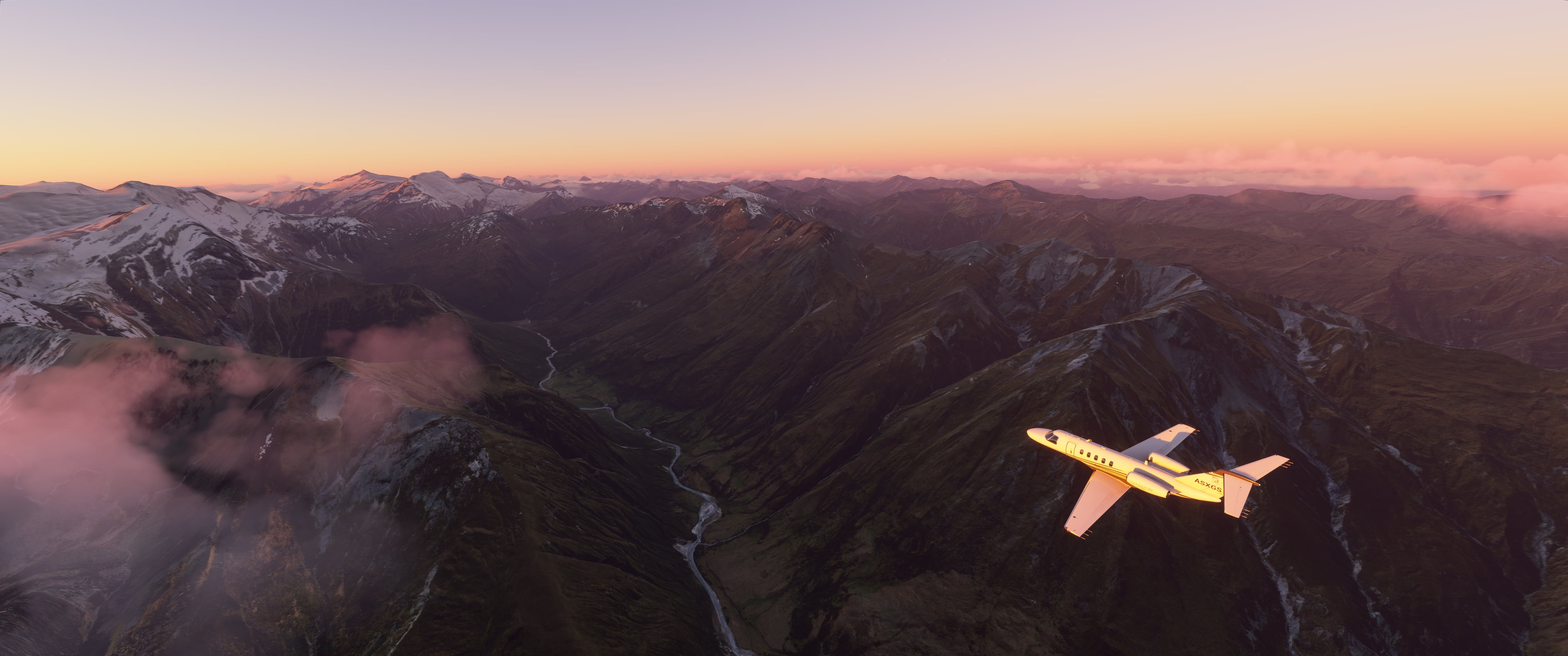 5K, Cessna Citation CJ4, ultrawide, planes, flight simulator, HD Wallpaper