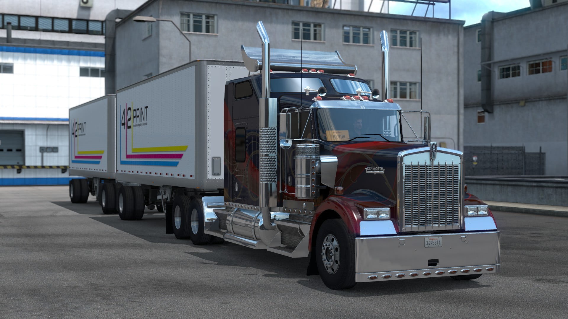 Kenworth, 1080P, American Truck Simulator, HD Wallpaper
