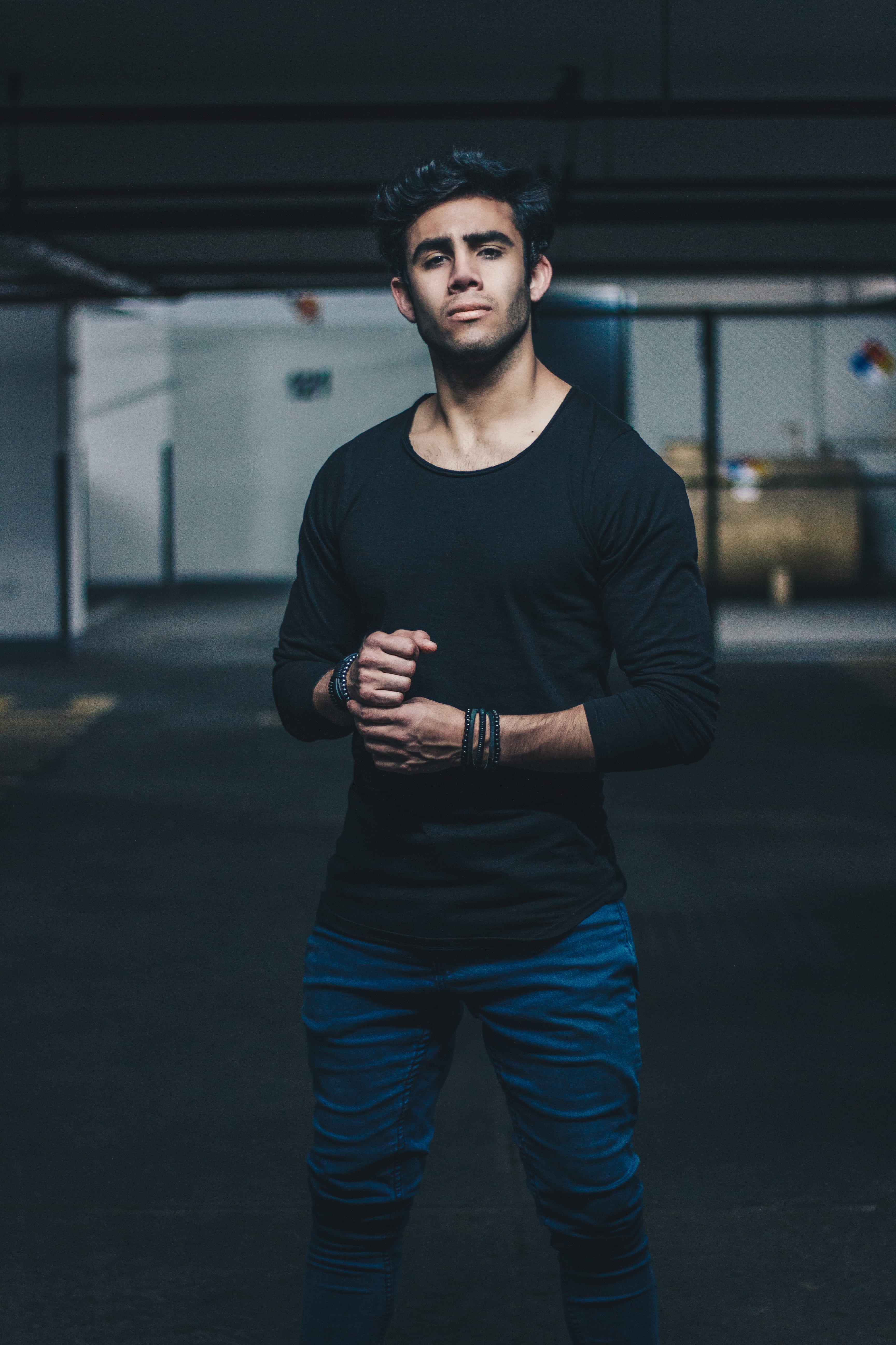 crew, casual clothing, male, building, architecture, young men, one person, inside, portrait, real people, clothing, three quarter length, 5K, man, long, Phone HD Wallpaper