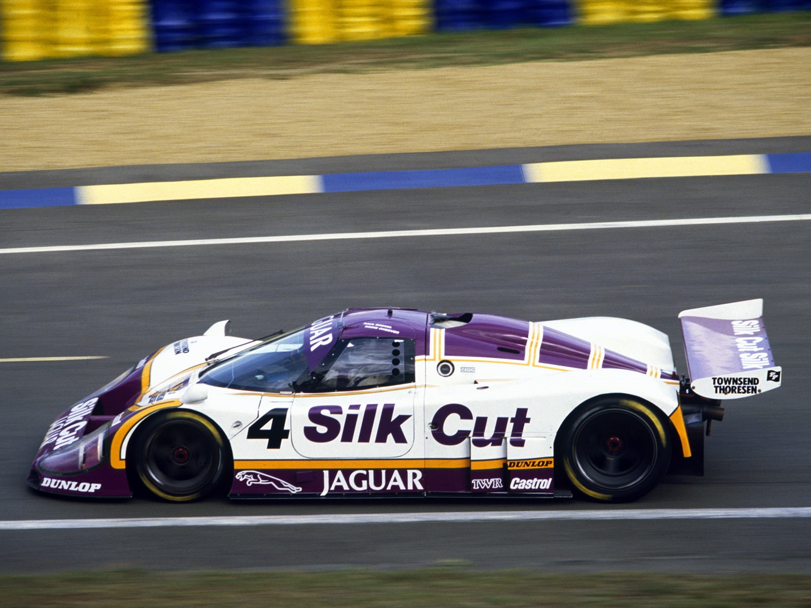 720P, xjr8, racing, 1987, race, jaguar, le mans, HD Wallpaper