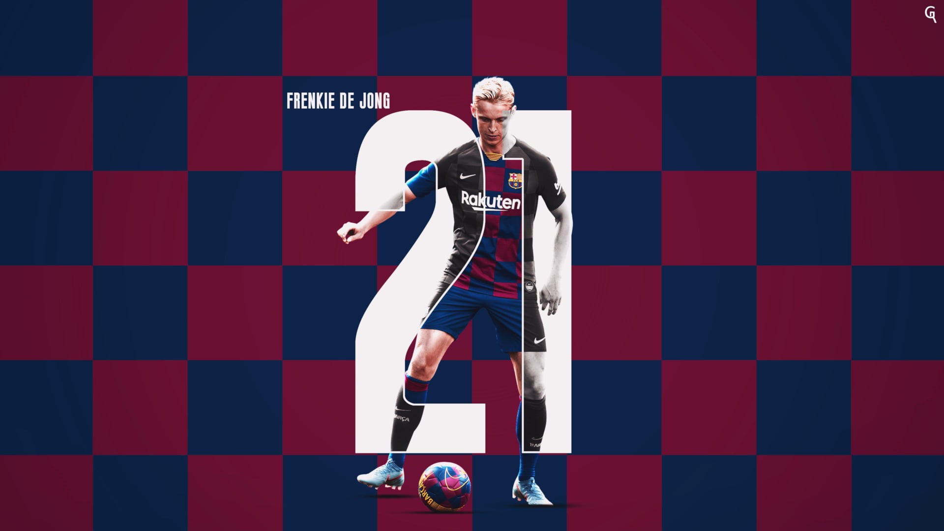 FC Barcelona, Soccer, 1080P, Dutch, Frenkie de Jong, HD Wallpaper