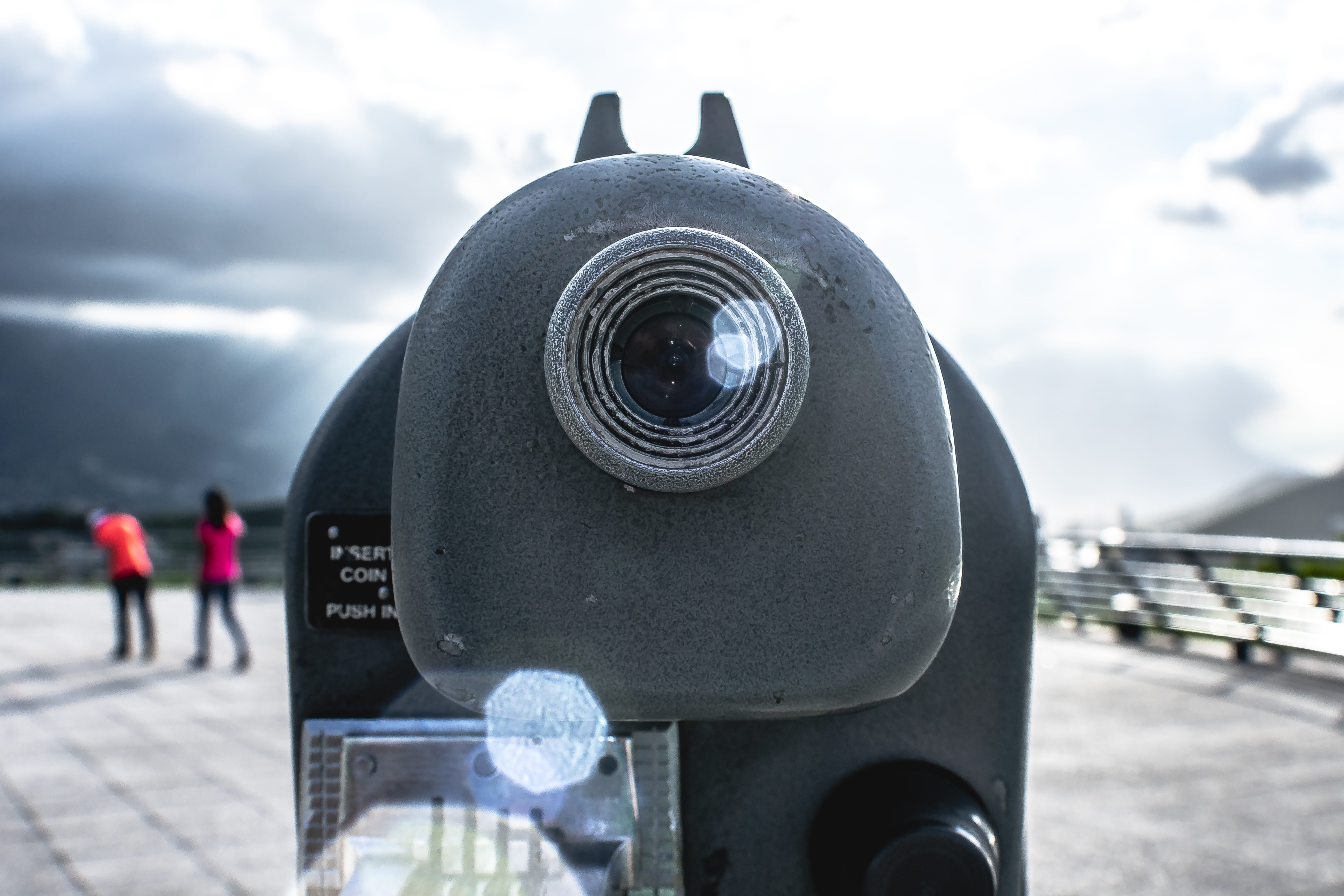 astronomy, architecture, coin operated, incidental people, tourism, 5K, visor, travel, binoculars, day, obispado, coin-operated binoculars, sky, nature, HD Wallpaper