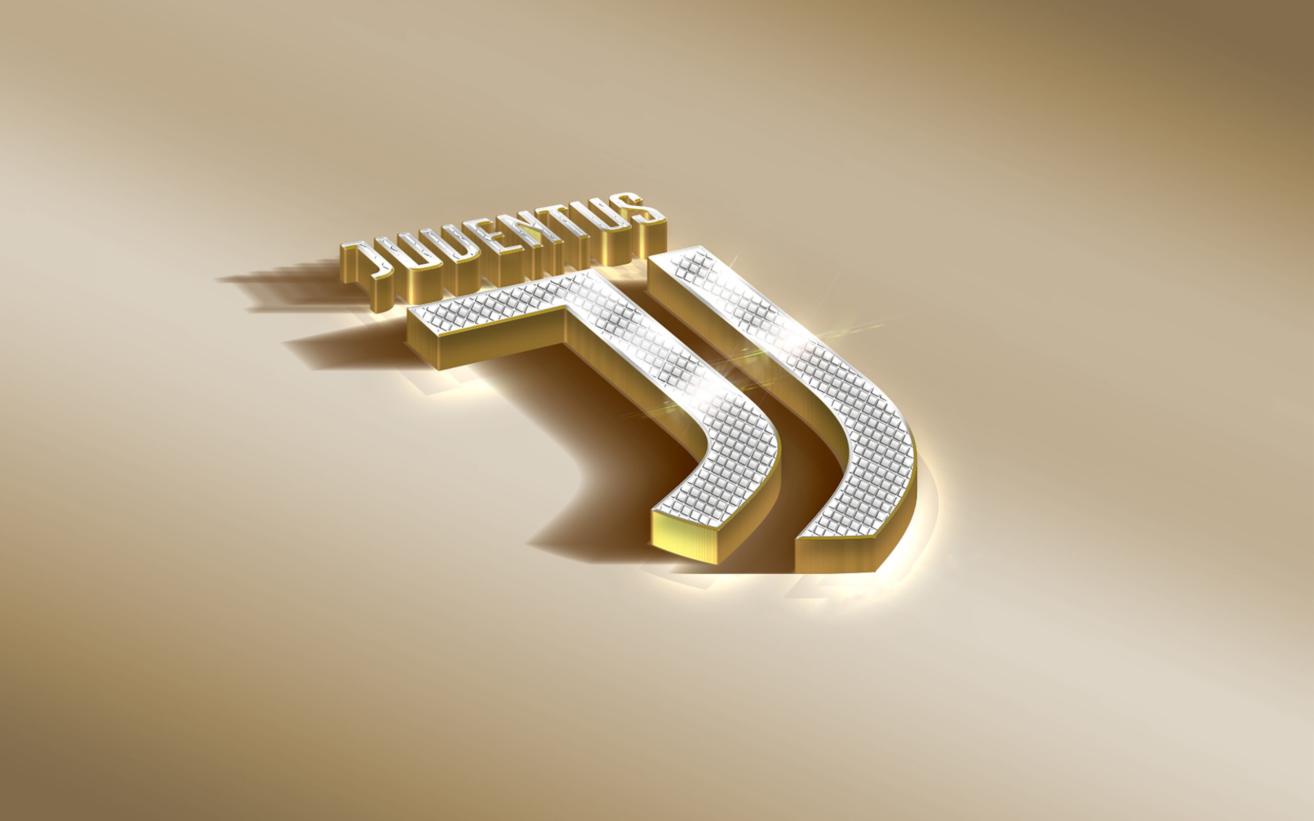 Soccer, 3D, Juventus F.C., Logo, 2K, HD Wallpaper