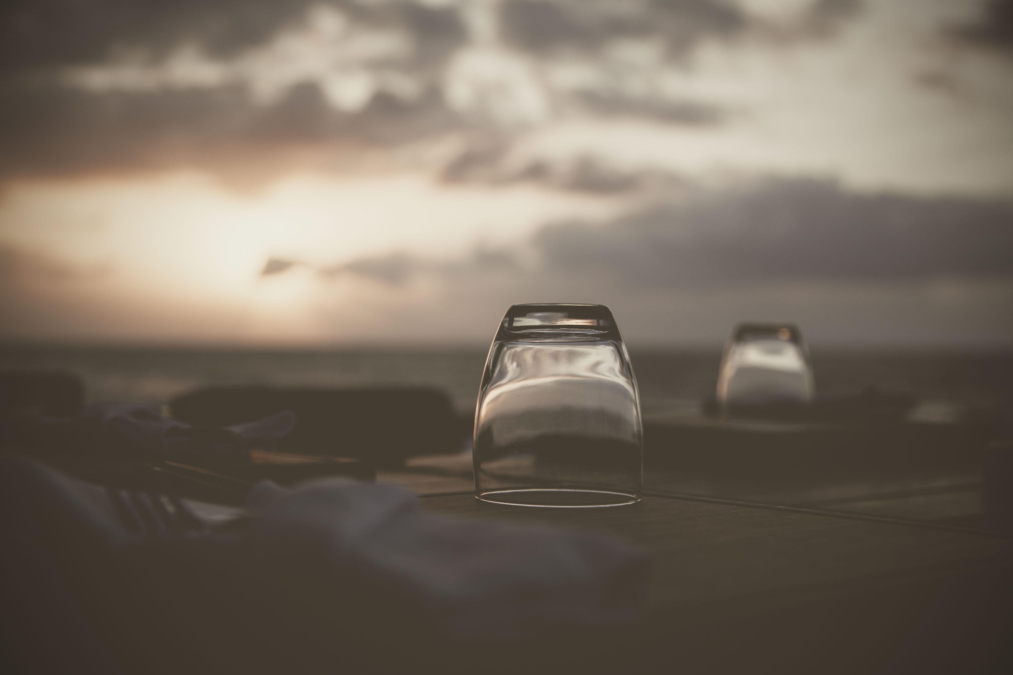 dusk, transportation, focus, electronics, glass - material, sky, photography, tranquil scene, automobile, sunlight, close-up, tranquility, sunset, vehicle, HD Wallpaper