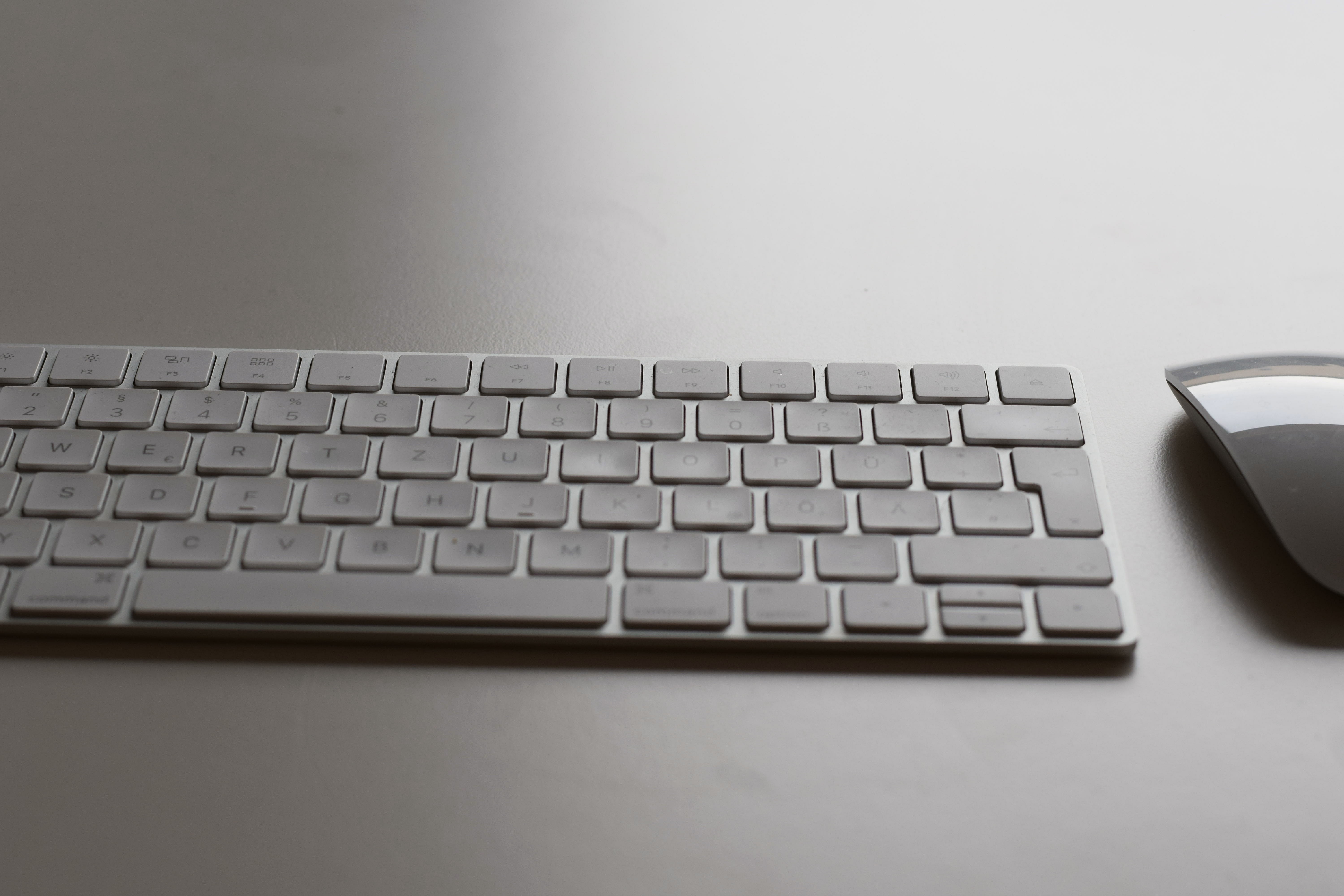 desktop, macro, aluminium, business, apple, button, still life, computer equipment, computer key, isolated, communication, tool, computer, control, company, HD Wallpaper