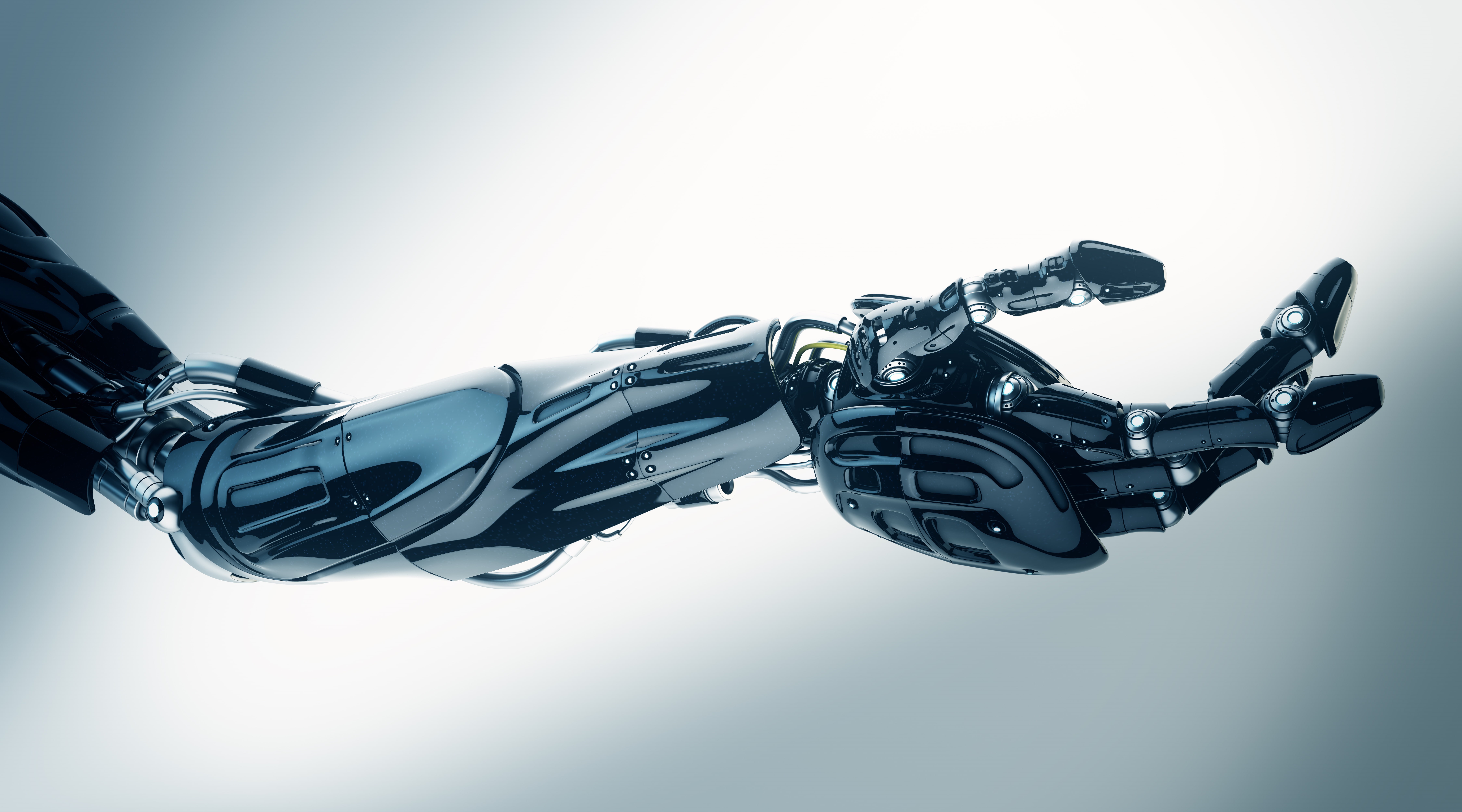 robotics, metal, cyborg, 8K, arm, HD Wallpaper