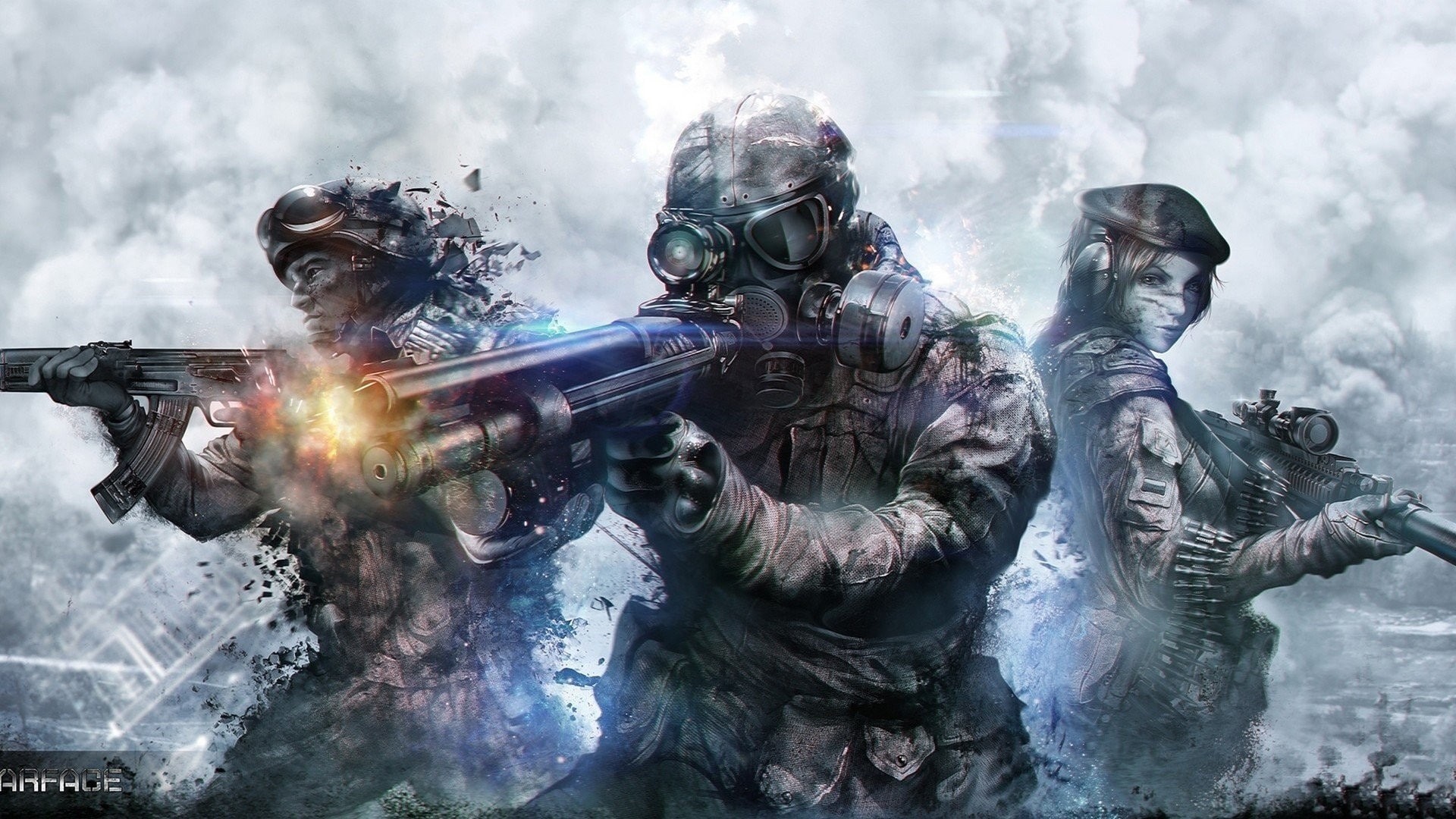 charger, beret, gloves, seifuku, warriors, weapon, soldier, gas mask, gun, Russia, battlefield, sugoi, shot gun, flag, Warface, AK 47, uniform, AK, black ops, HD Wallpaper