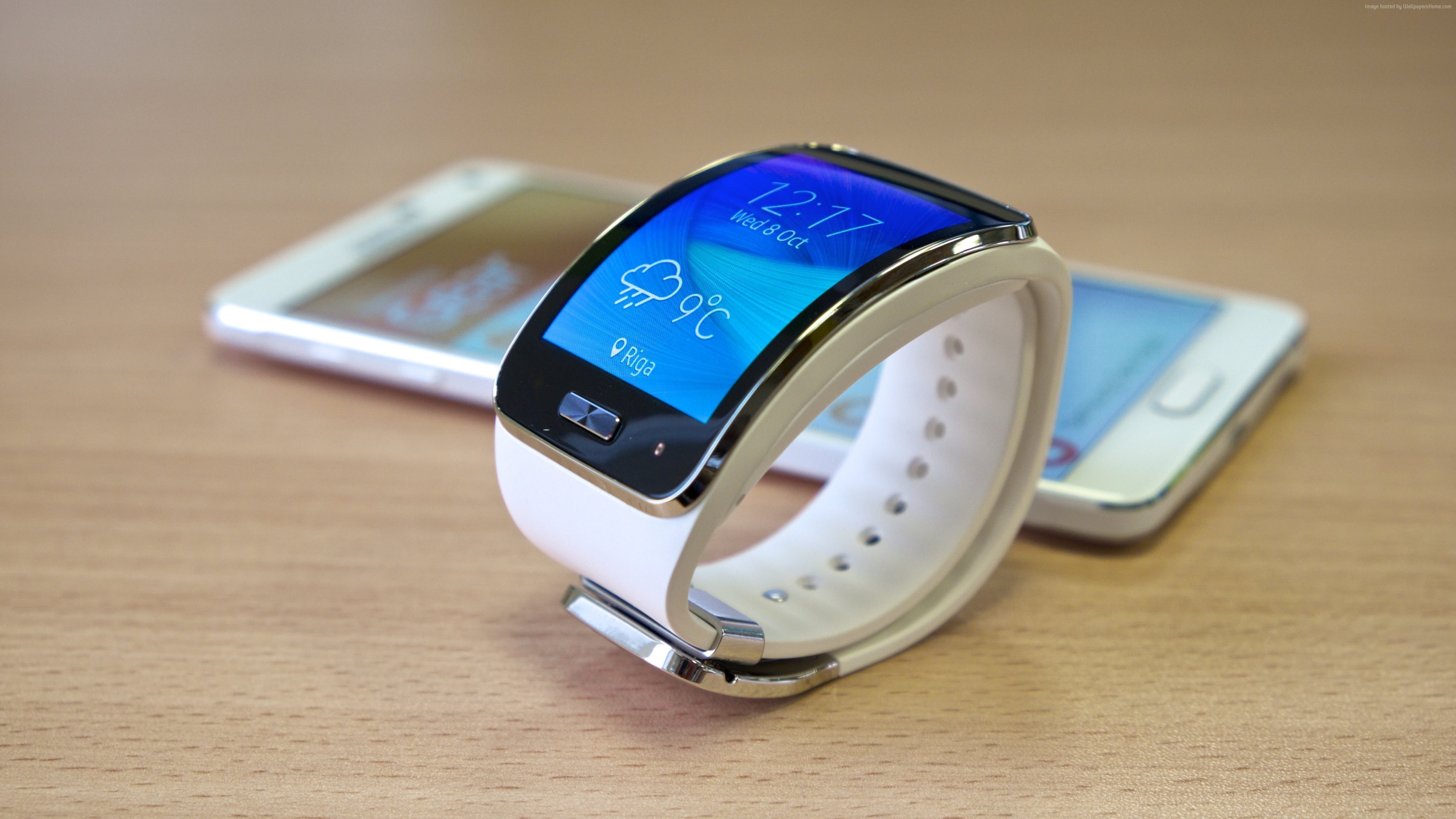 smartwatches, 4K, Samsung Galaxy Models, Samsung Galaxy Gear Watch, smart watch review, HD Wallpaper