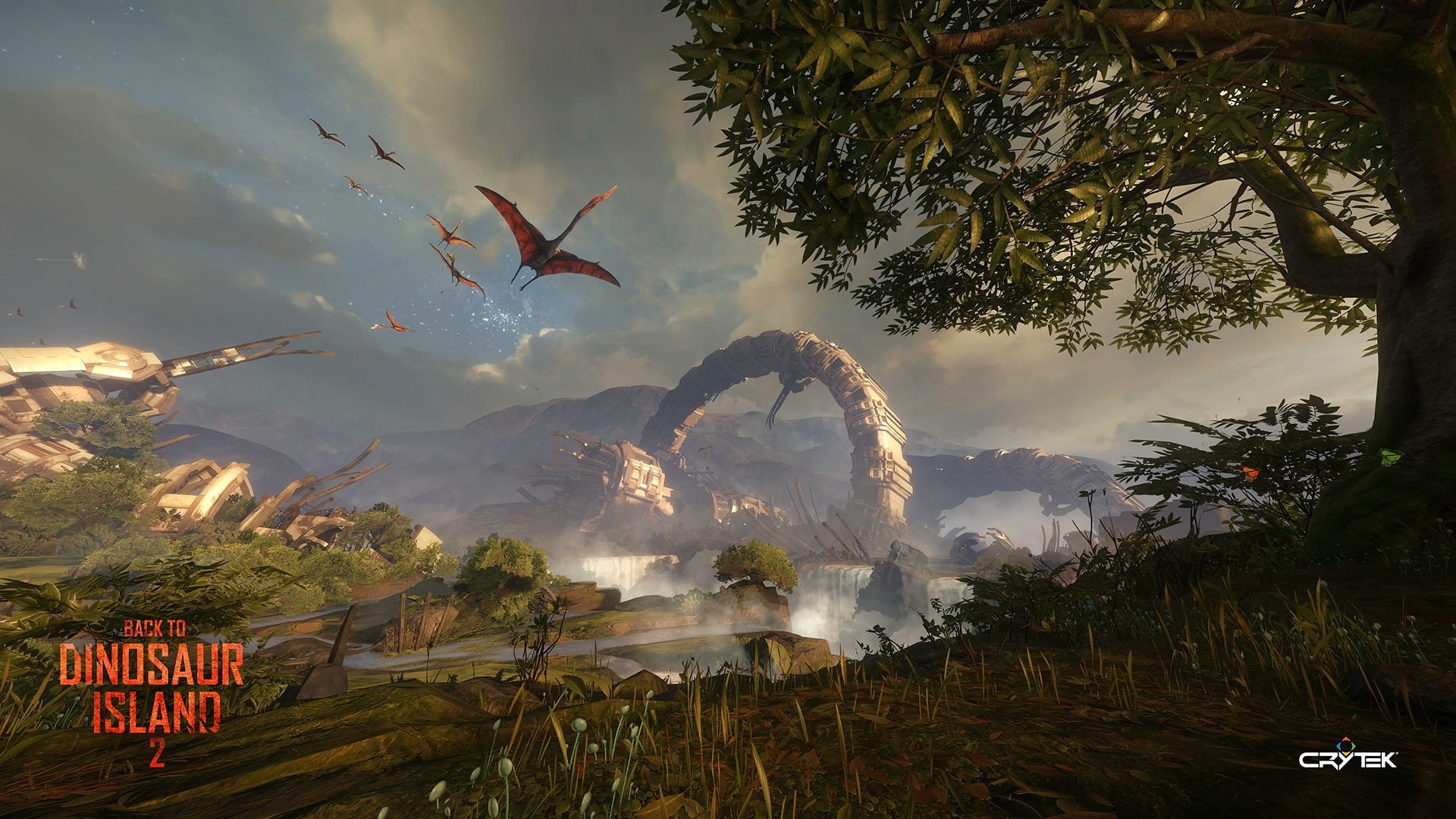 journey, sci-fi, videogame, reality, shooter, futuristic, 1080P, robinson, dinosaur, video, fantasy, fps, virtual, game, the, technics, HD Wallpaper