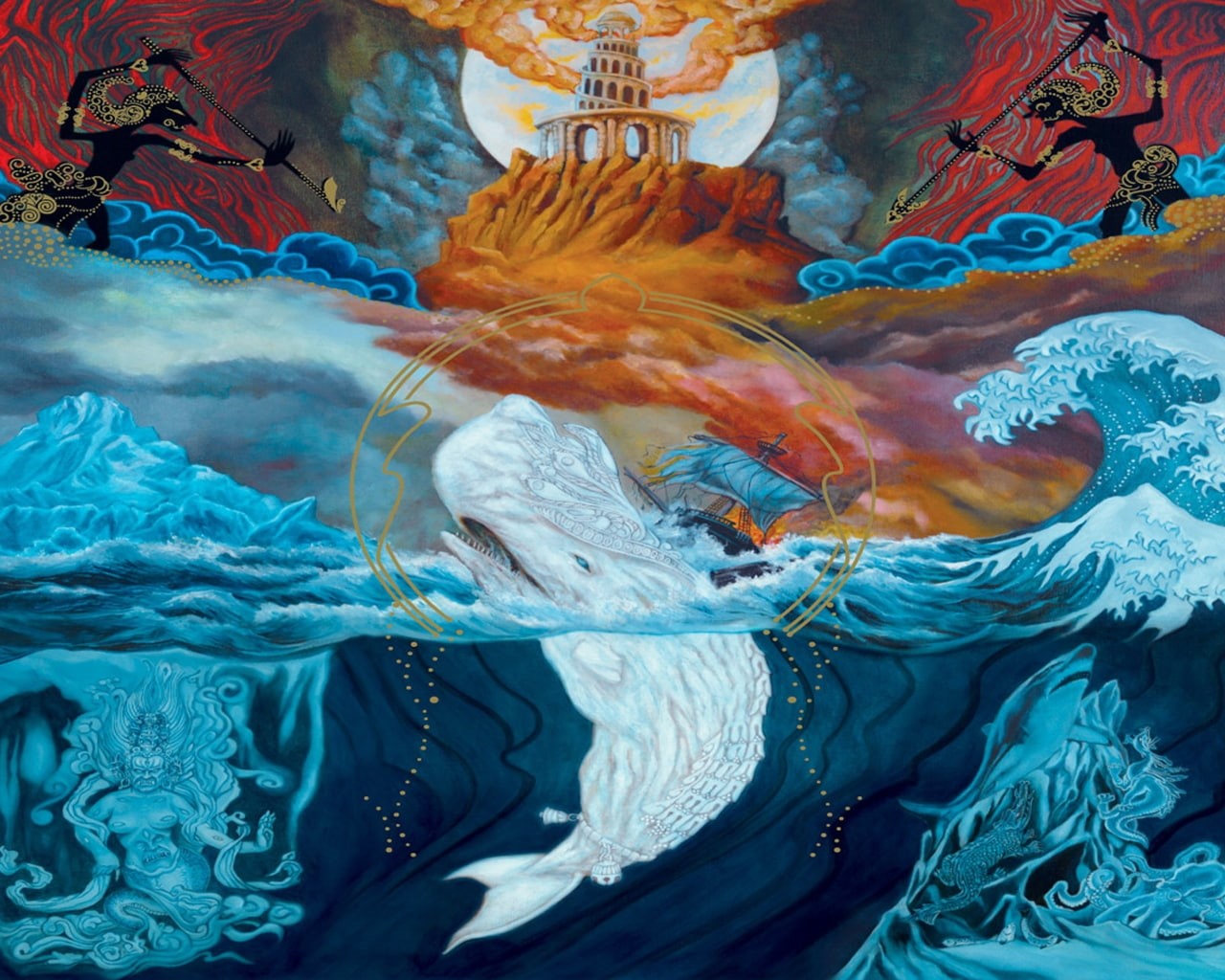 Leviathan, 720P, Whale, art, hd, Flood, Mastodon, ocean, music, entertainment, HD Wallpaper