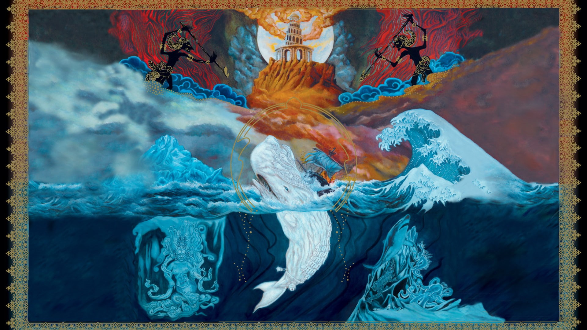 mastodon, 1080P, heavy, fantasy, death, metal, leviathan, HD Wallpaper