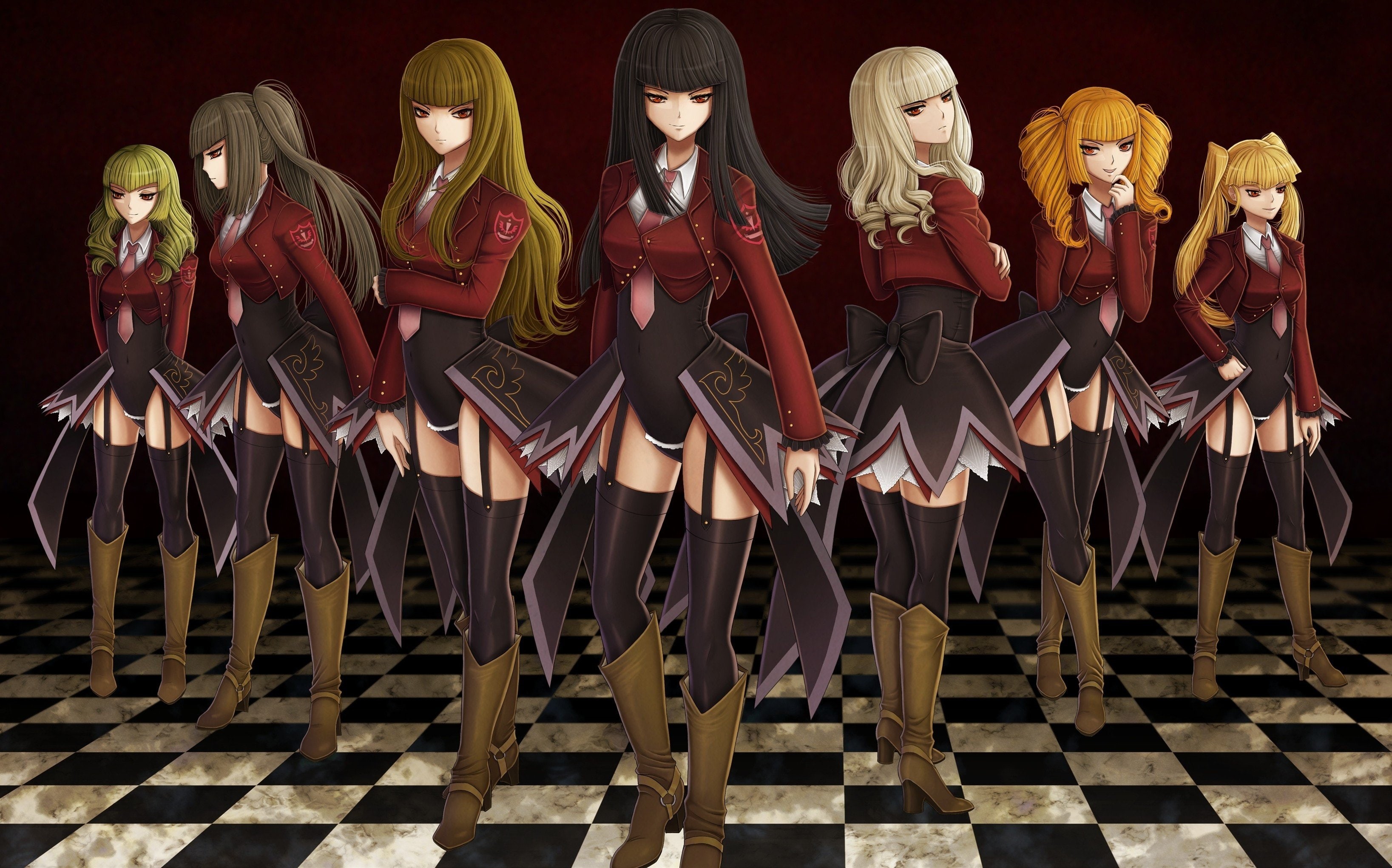 umineko, purgatory, asmodeus, stakes, leviathan, koro, mammon, 2K, beelzebub, naku, belphegor, lucifer, HD Wallpaper