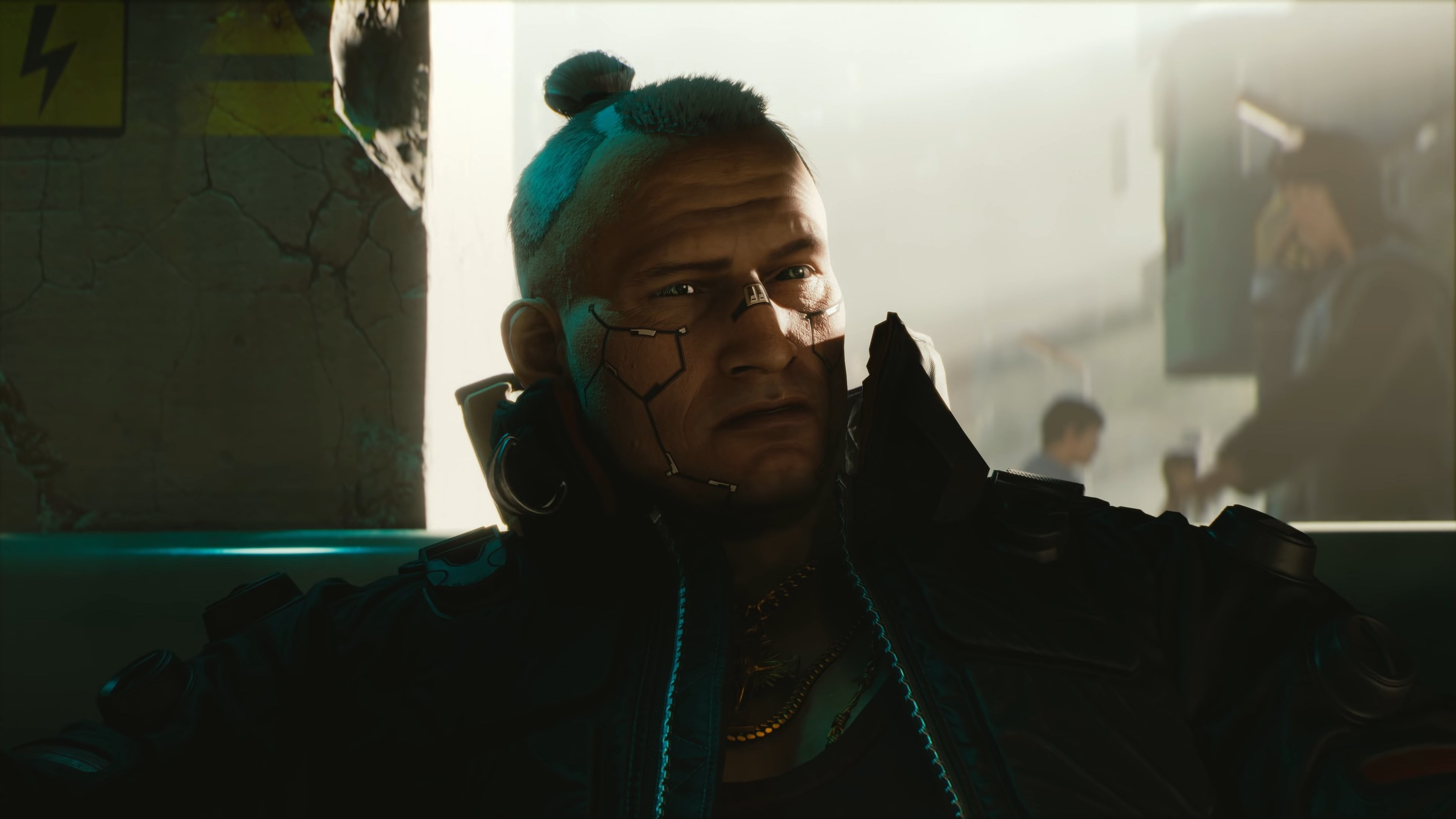 4K, young adult, glasses, headshot, lifestyles, front view, portrait, adult, young men, Video Game Art, clothing, CD Projekt RED, holding, casual clothing, HD Wallpaper