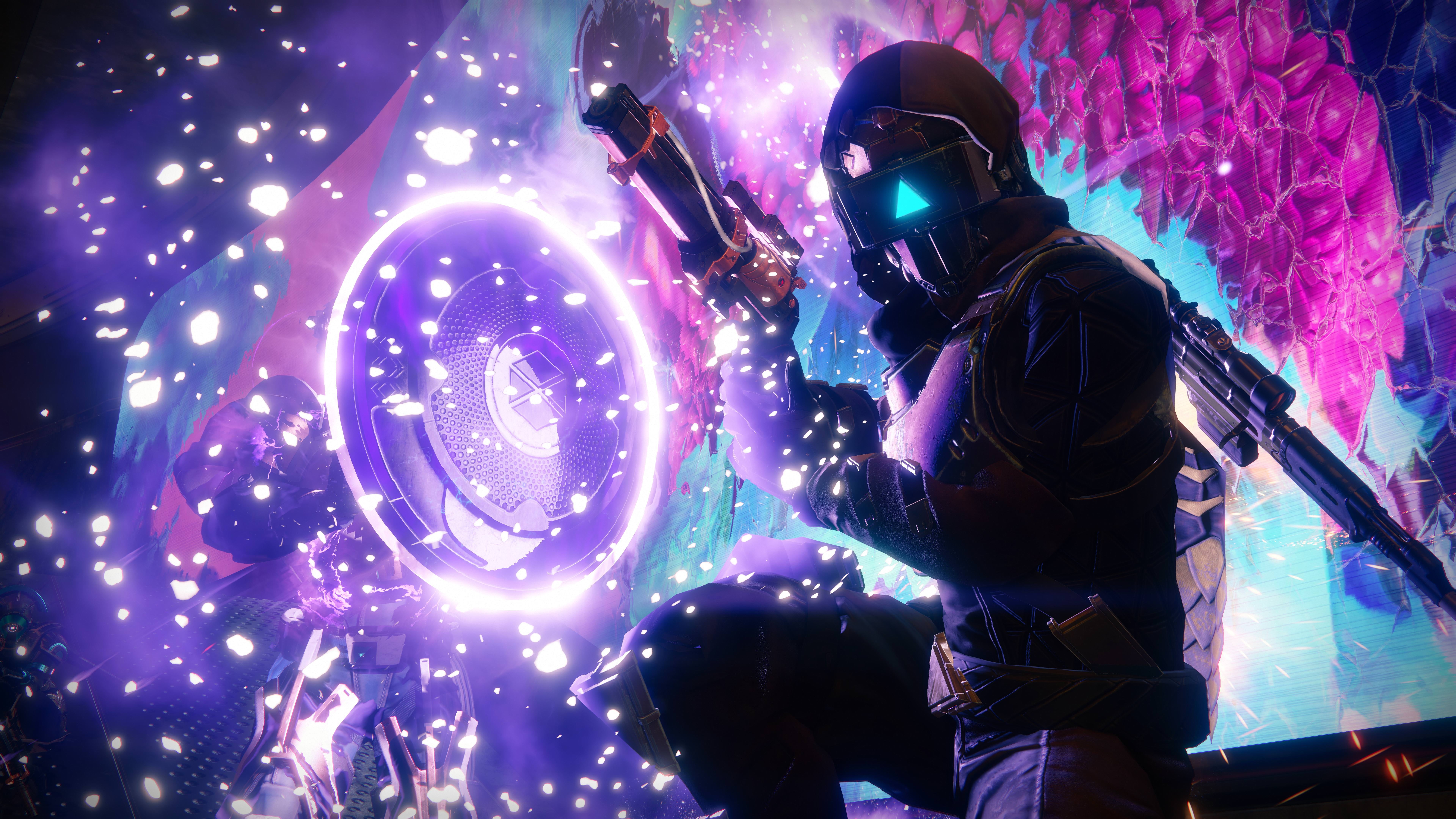 hd, security, 8K, holding, technology, standing, illuminated, destiny 2, destiny, 8k, one person, stage, waist up, arts culture and entertainment, occupation, HD Wallpaper