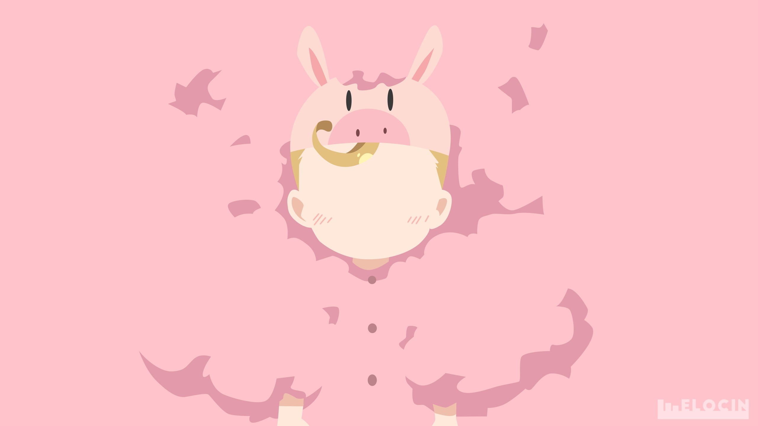 domestic animals, studio shot, Amaama to Inazuma, pink color, nature, silhouette, vertebrate, colored background, piggy bank, Tsumugi Inuzuka, representation, HD Wallpaper