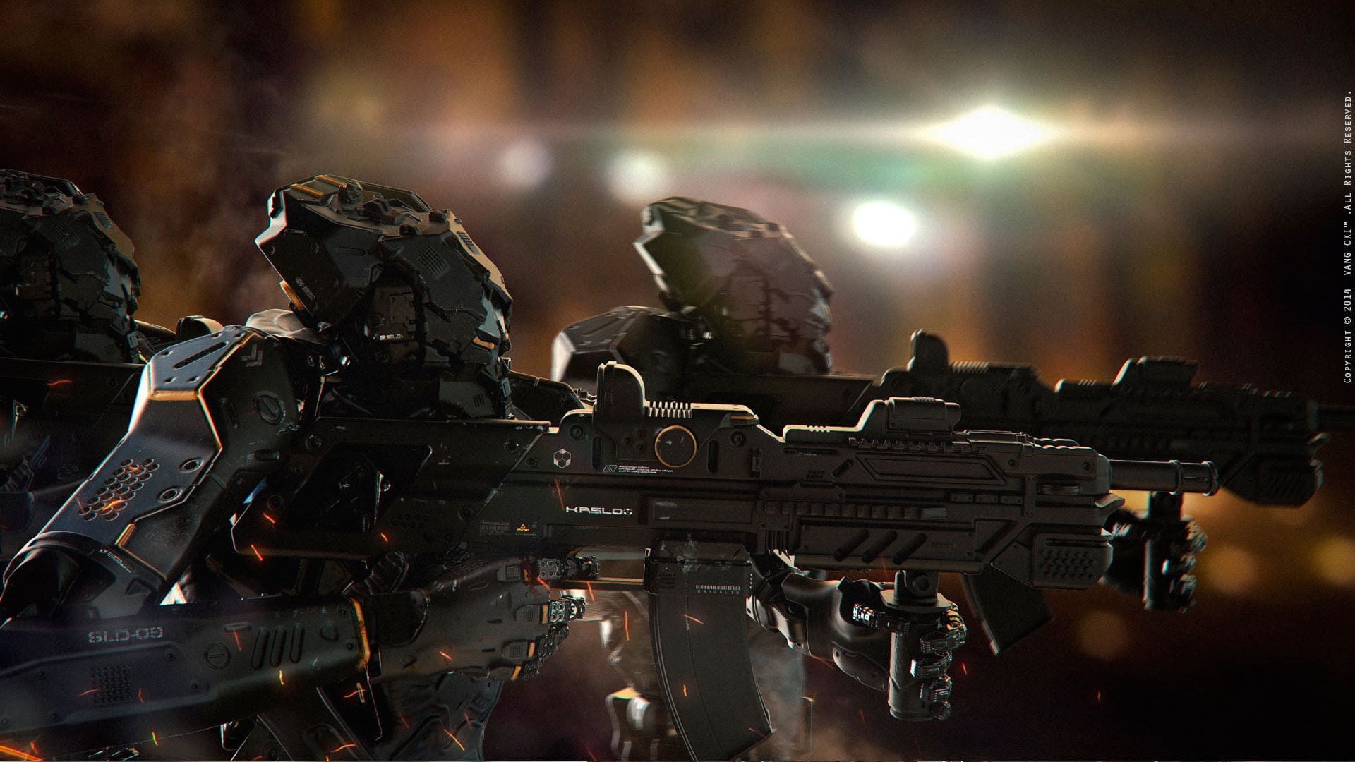 soldier, 1080P, Futuristic, Neo Japan 2202, artwork, cyborg, digital art, HD Wallpaper