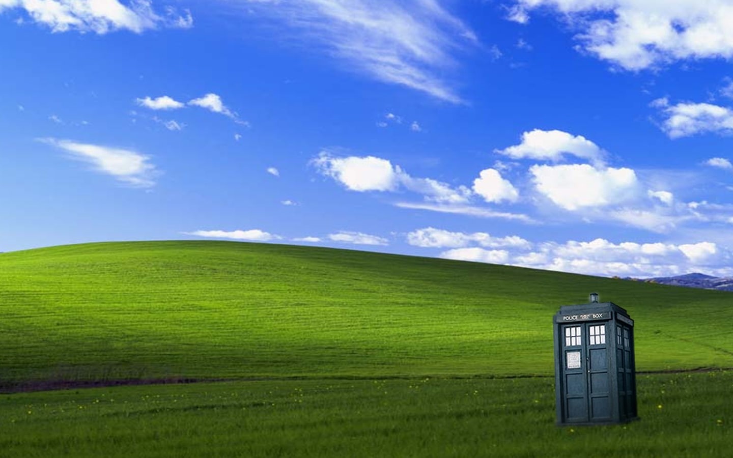windows, doctor, technology, art, 720P, x, bliss, tardis, hd, microsoft, HD Wallpaper